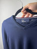 Maglione scollo a V Fred Perry Blu - S