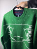 Maglione Tommy Hilfiger con sciatori verde - XL