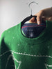 Maglione Tommy Hilfiger con sciatori verde - XL