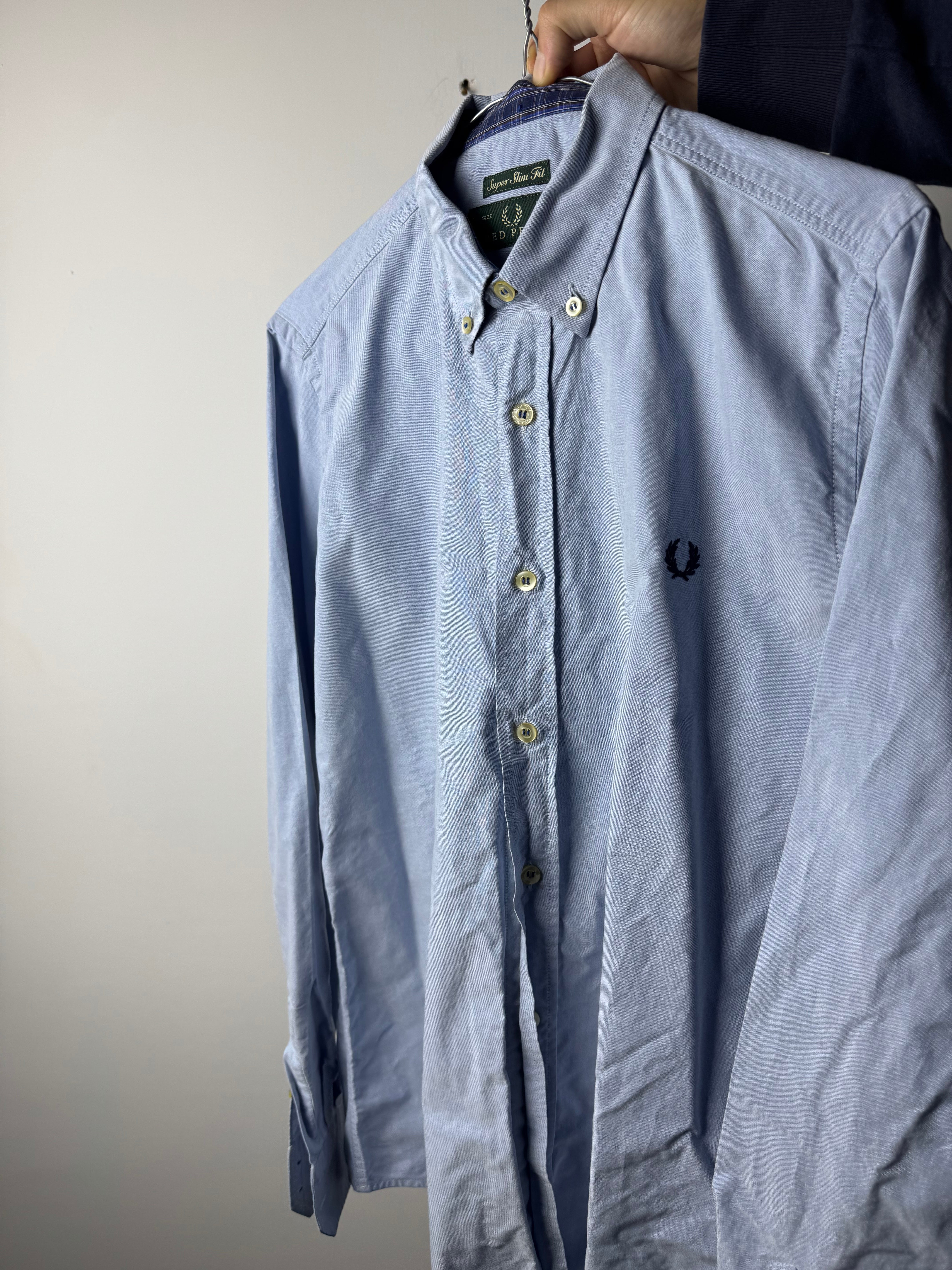 Camicia Fred Perry Azzurra - M