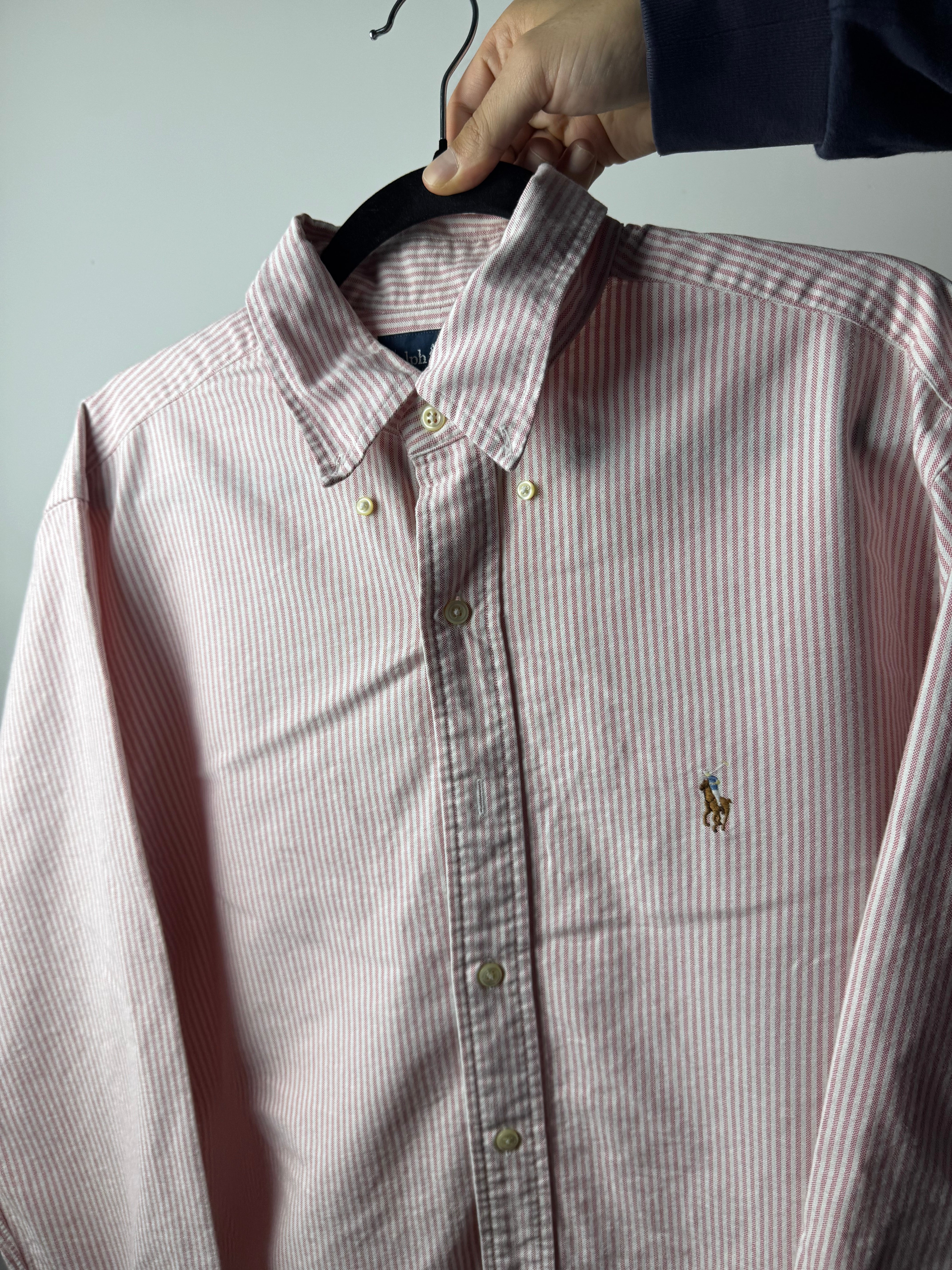 Camicia Ralph Lauren a riga rossa - L