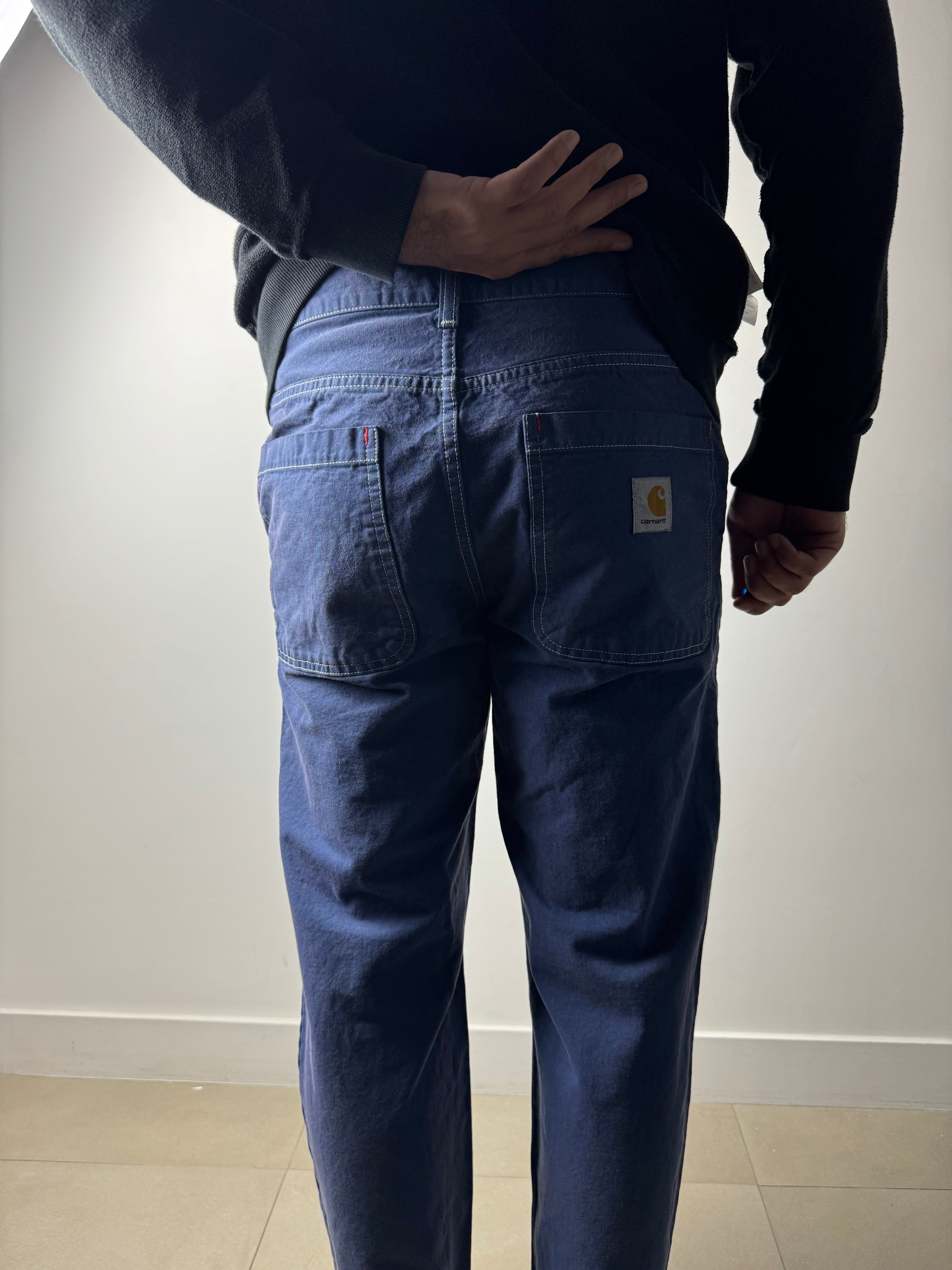 Pantalone Carhartt Wesley Pant Blu - 46 ITA