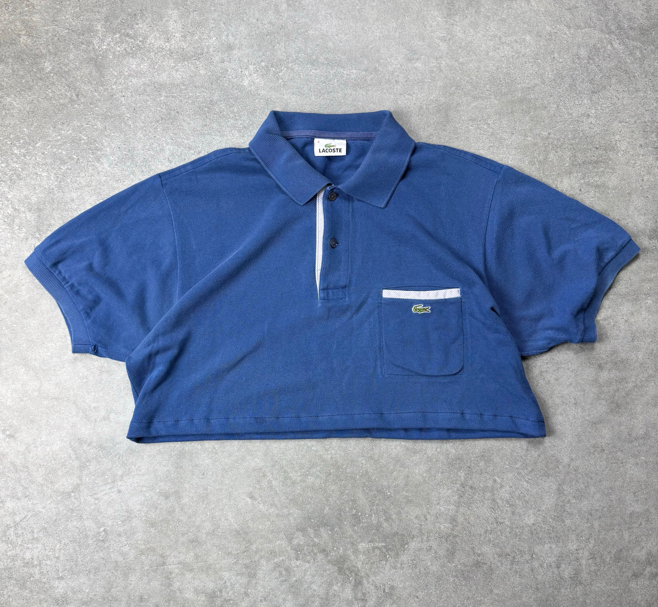 Crop Top Vintage Lacoste (Taglia Unica)
