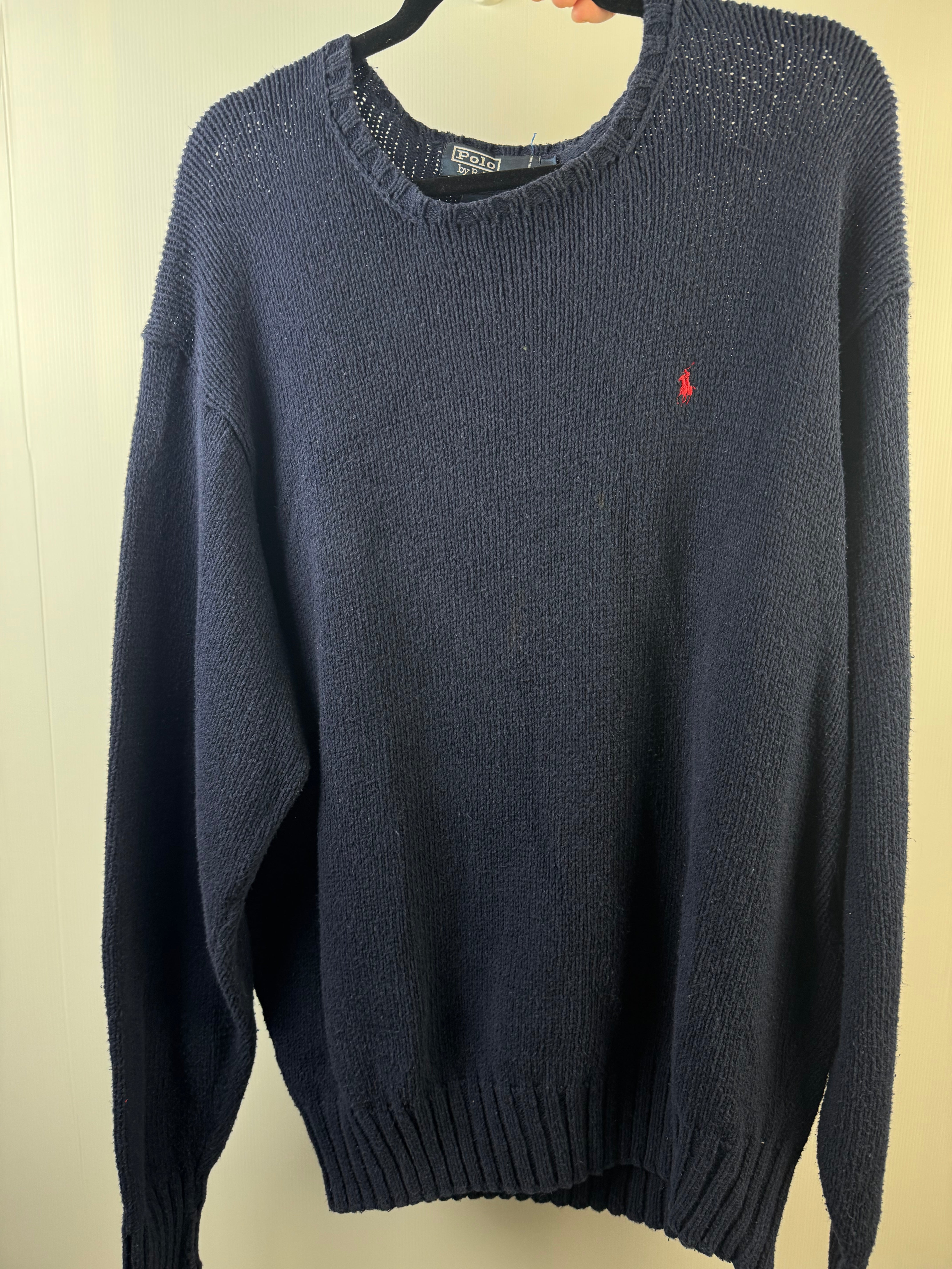 Maglione Ralph Lauren Blu di cotone - XL