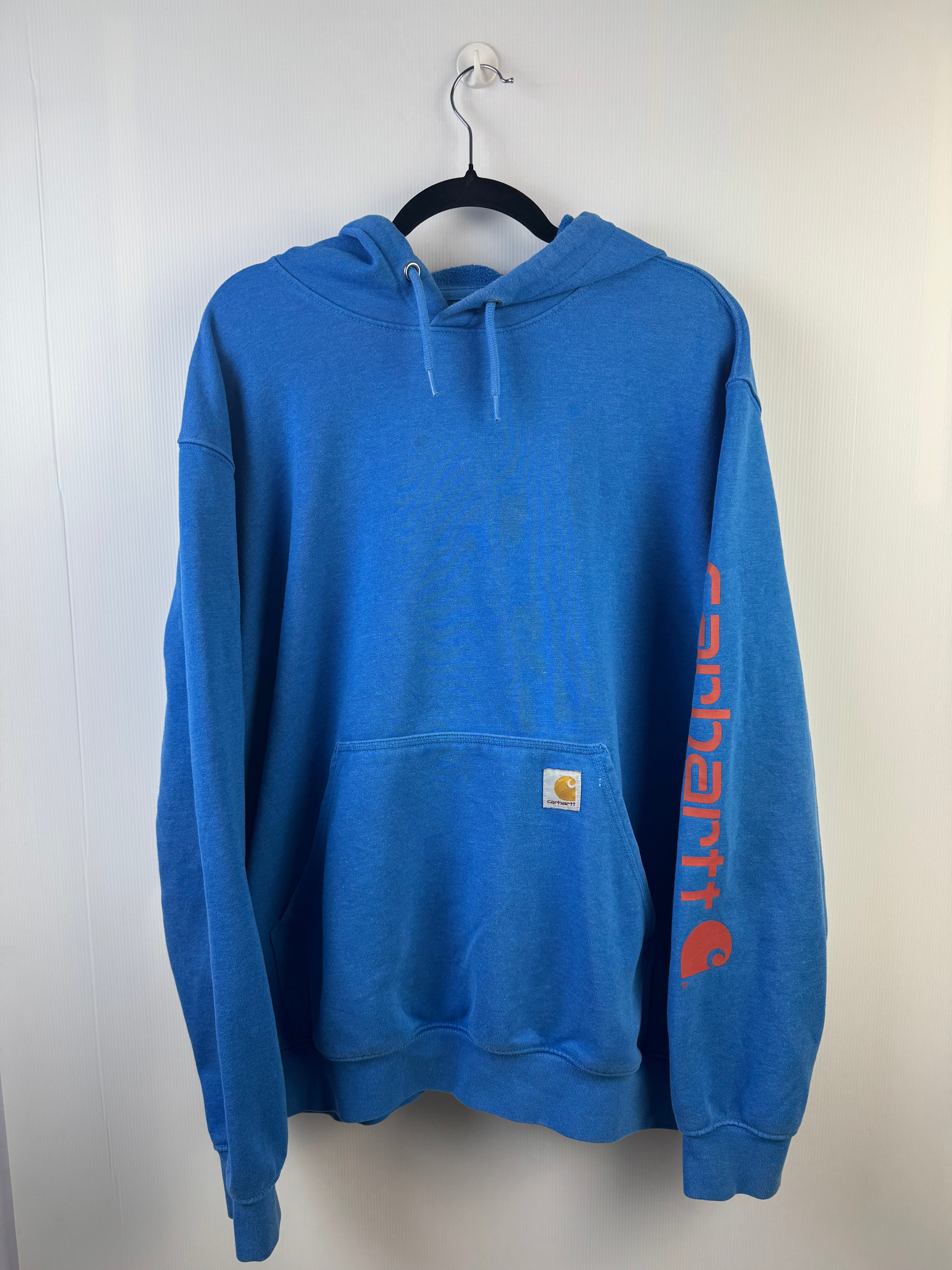 Felpa Carhartt azzurro e arancio - L