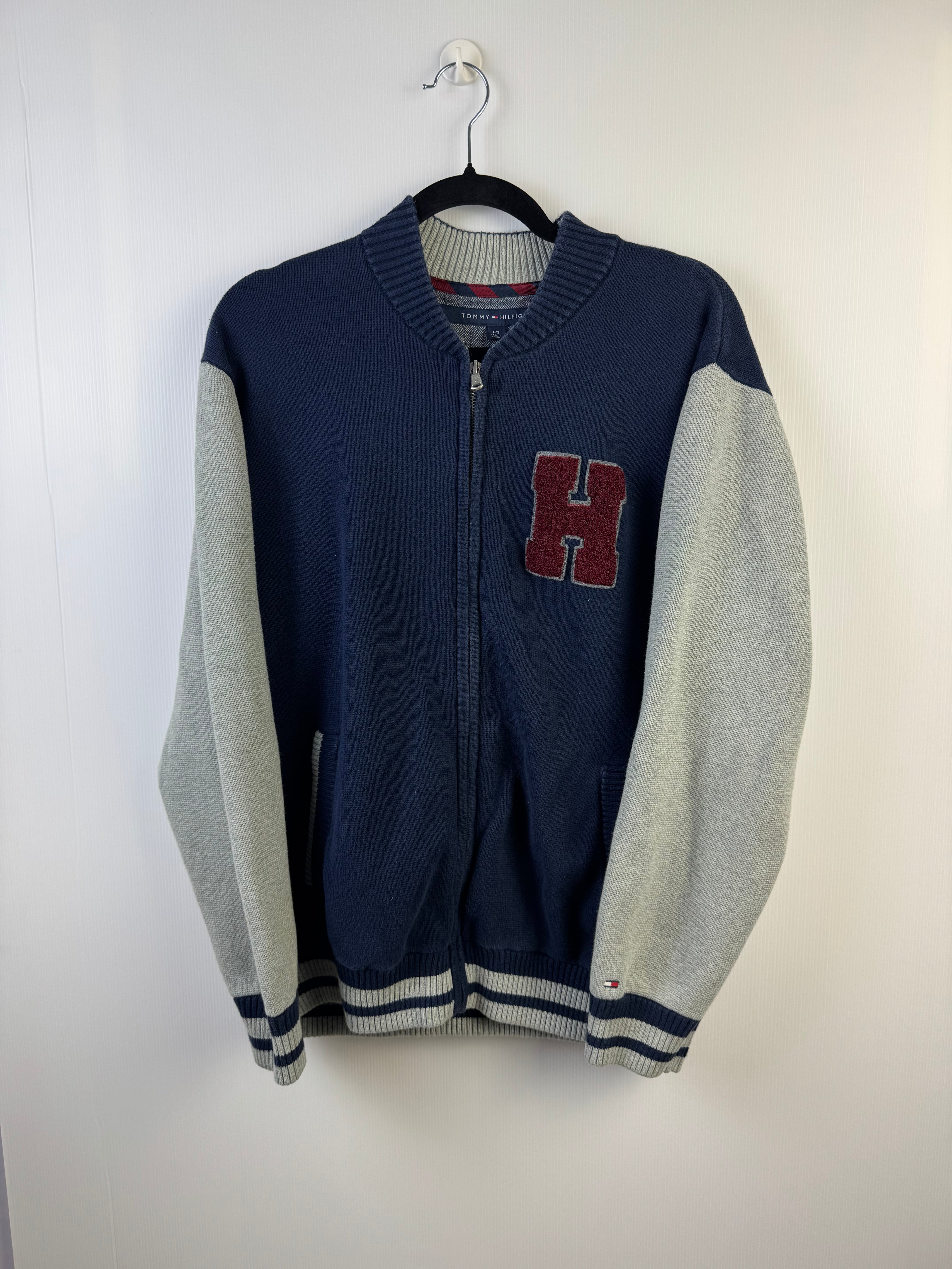 Varsity Tommy Hilfiger grigio e blu - L