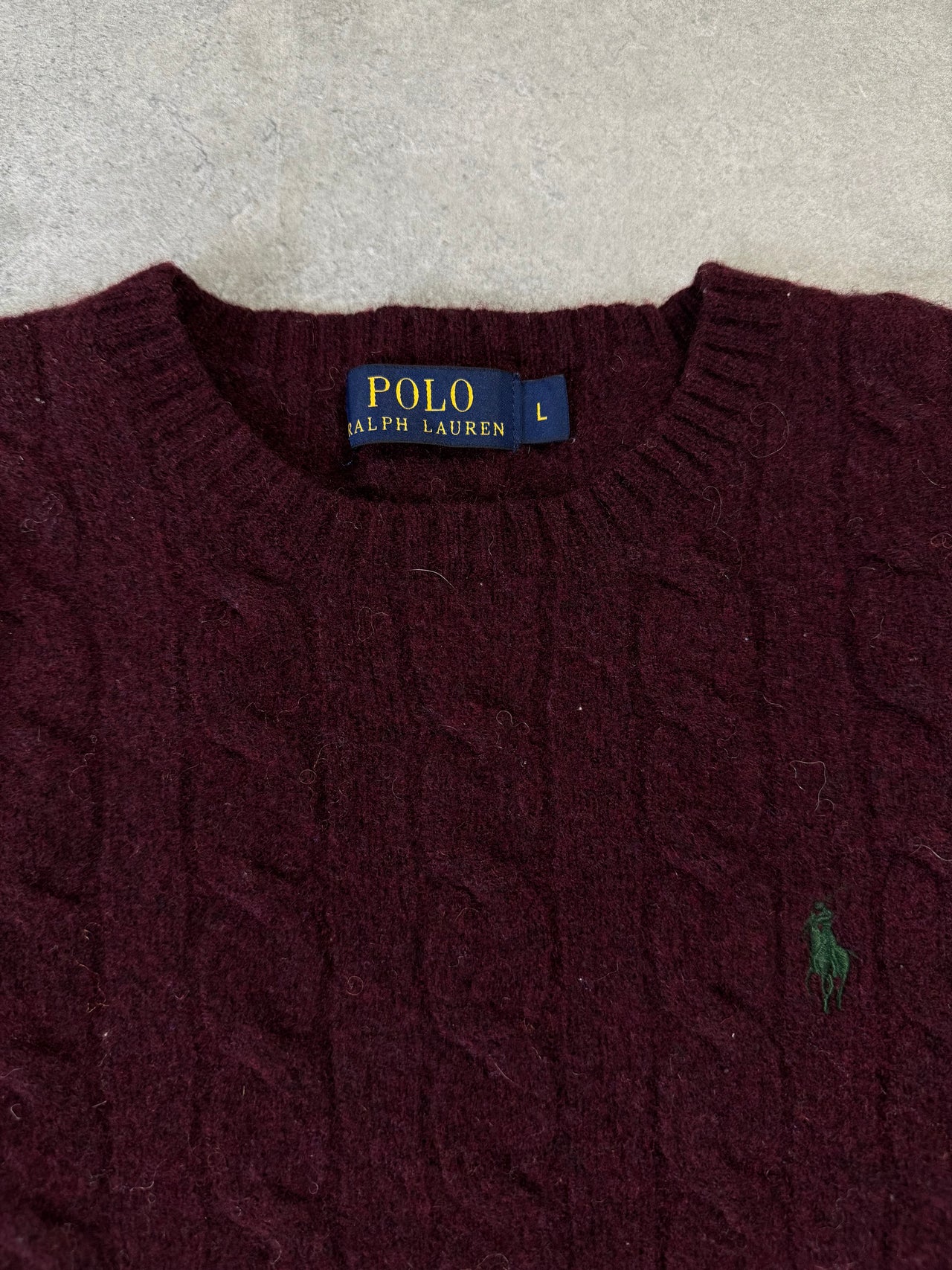 Maglione Vintage Ralph Lauren Cable Knit (M)