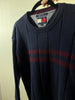 Maglione Tommy Hilfiger Blu a riga - L