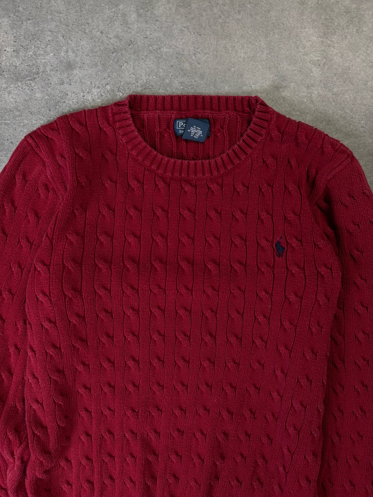 Maglione Vintage Ralph Lauren Cable Knit (S Donna)