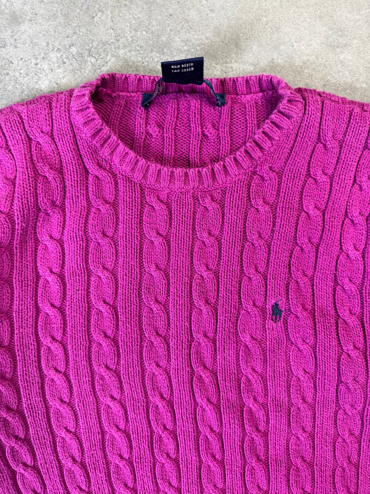 Maglione Vintage Ralph Lauren Cable Knit (M Donna)
