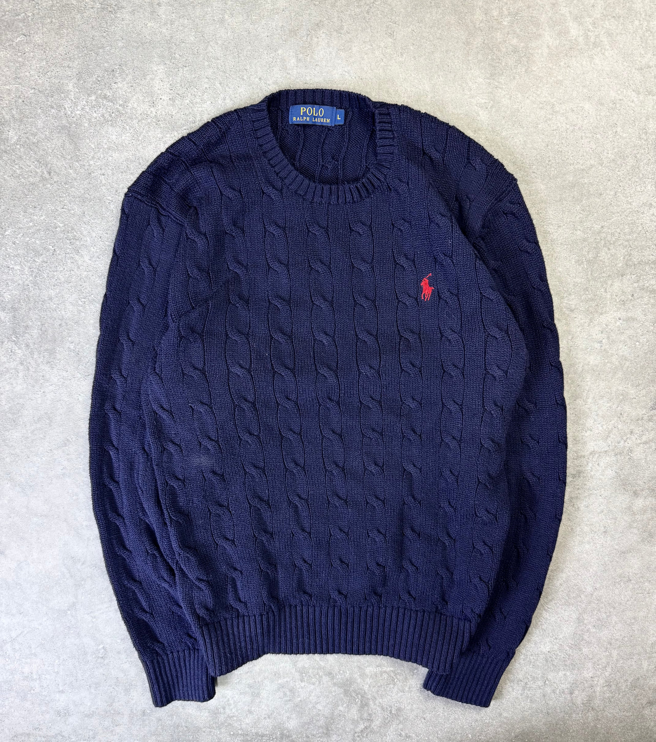 Maglione Vintage Ralph Lauren Cable Knit (L)