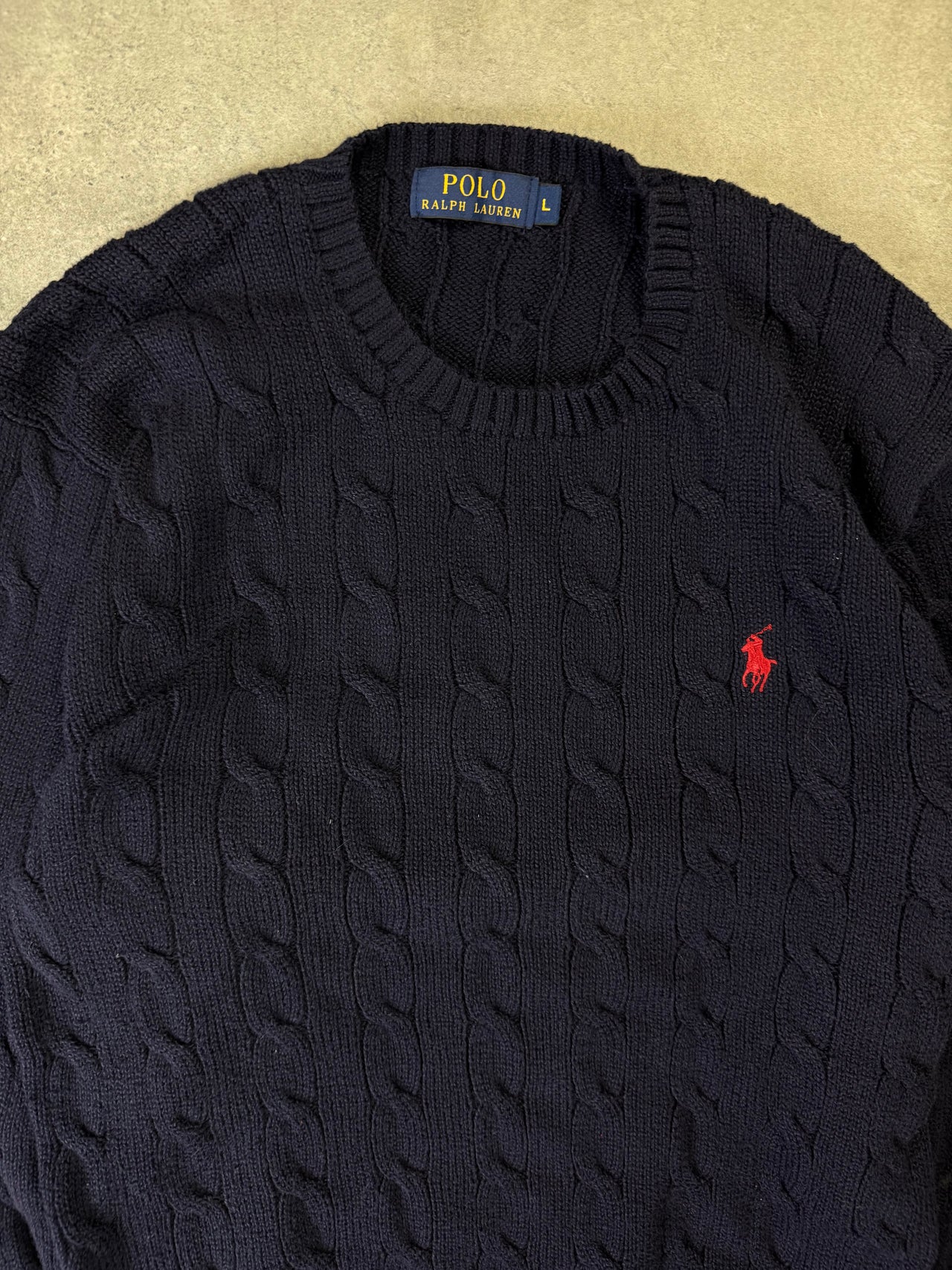 Maglione Vintage Ralph Lauren Cable Knit (L)