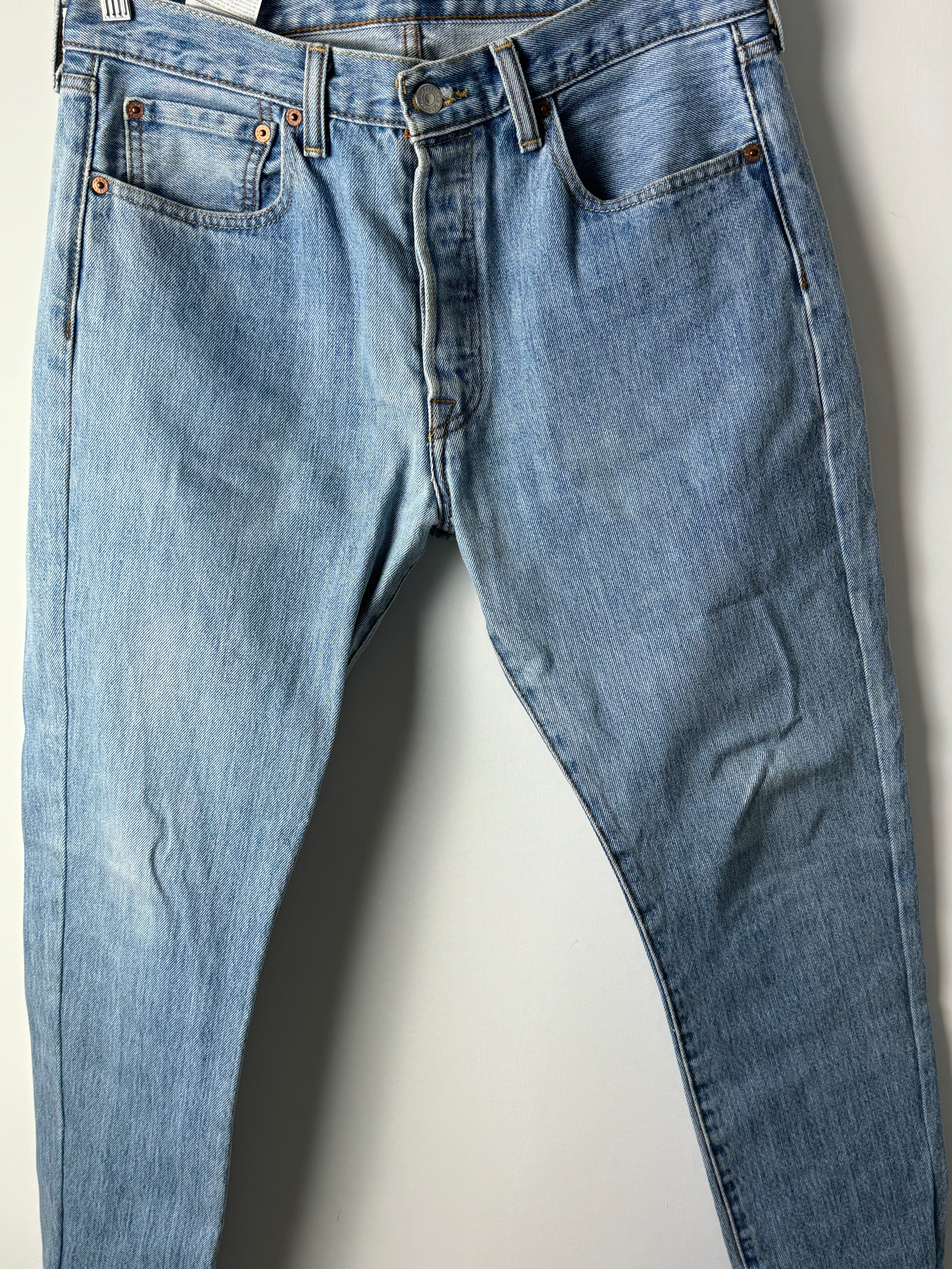 Jeans Levi's 501 Azzurro - W32 L32 (Customizzato) - Barrique Vintage Shop