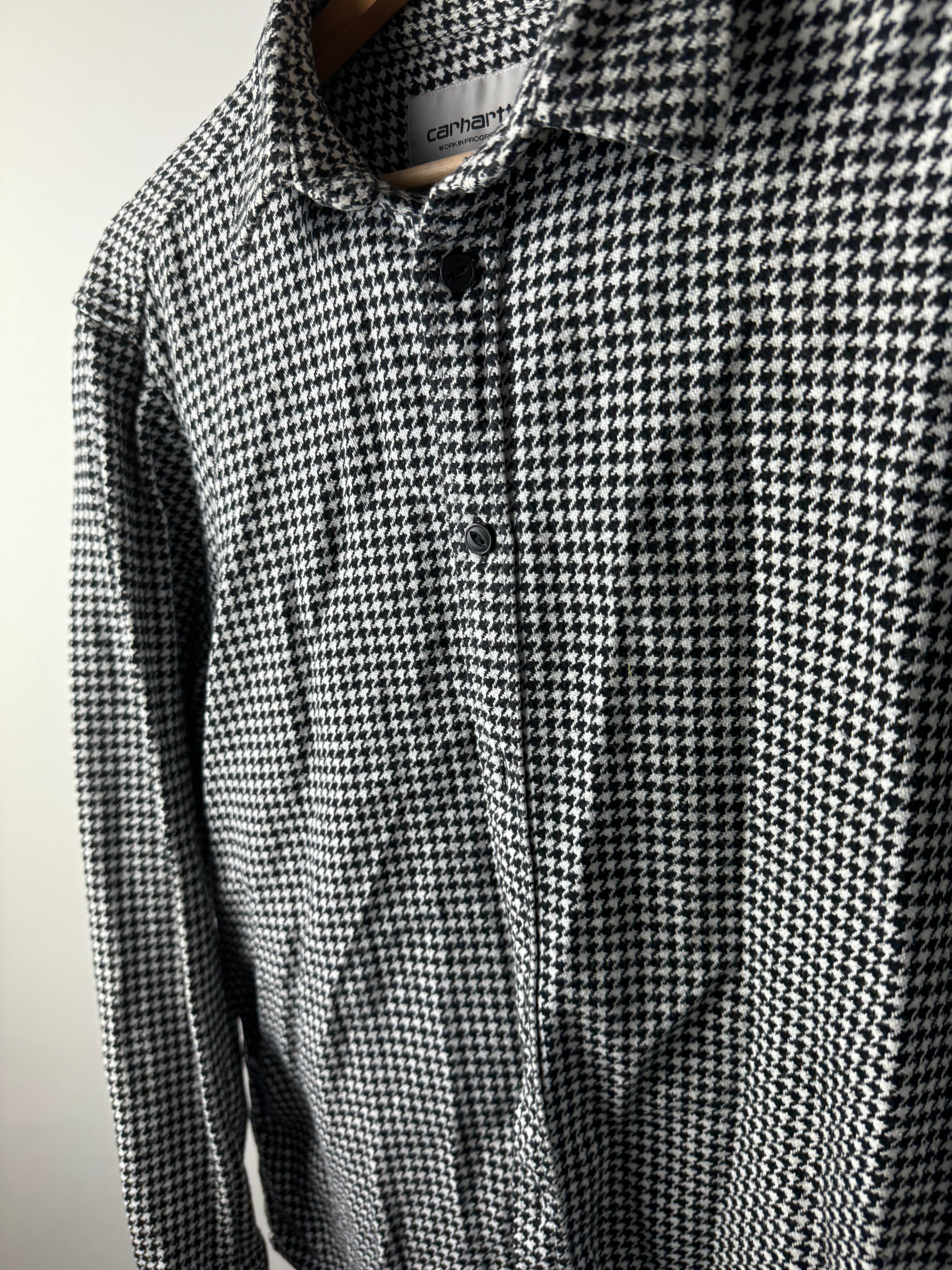 Camicia Carhartt Bianco e Nera - M - Barrique Vintage Shop