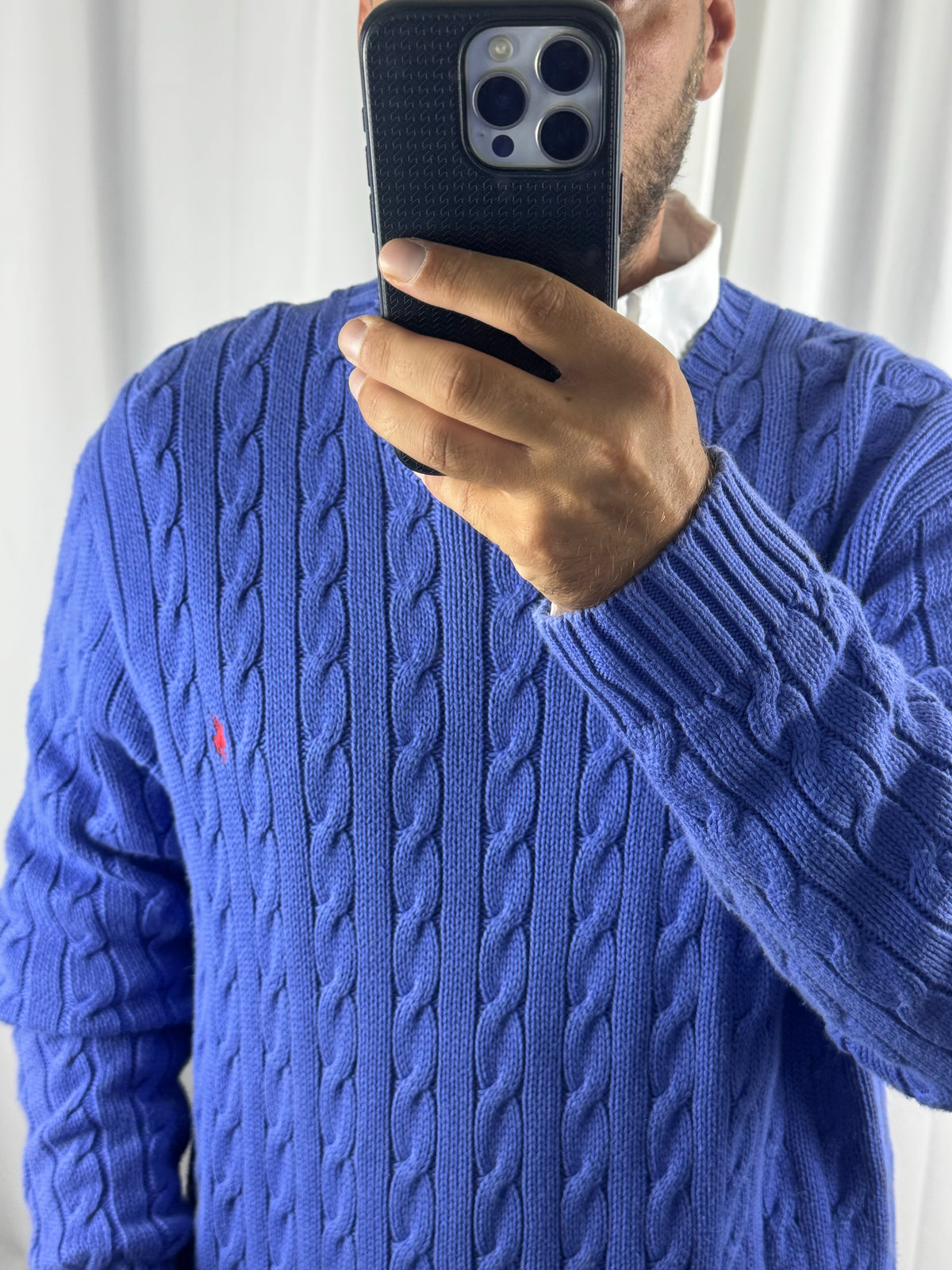 Maglione Cable Knit Vintage Ralph Lauren (XL)