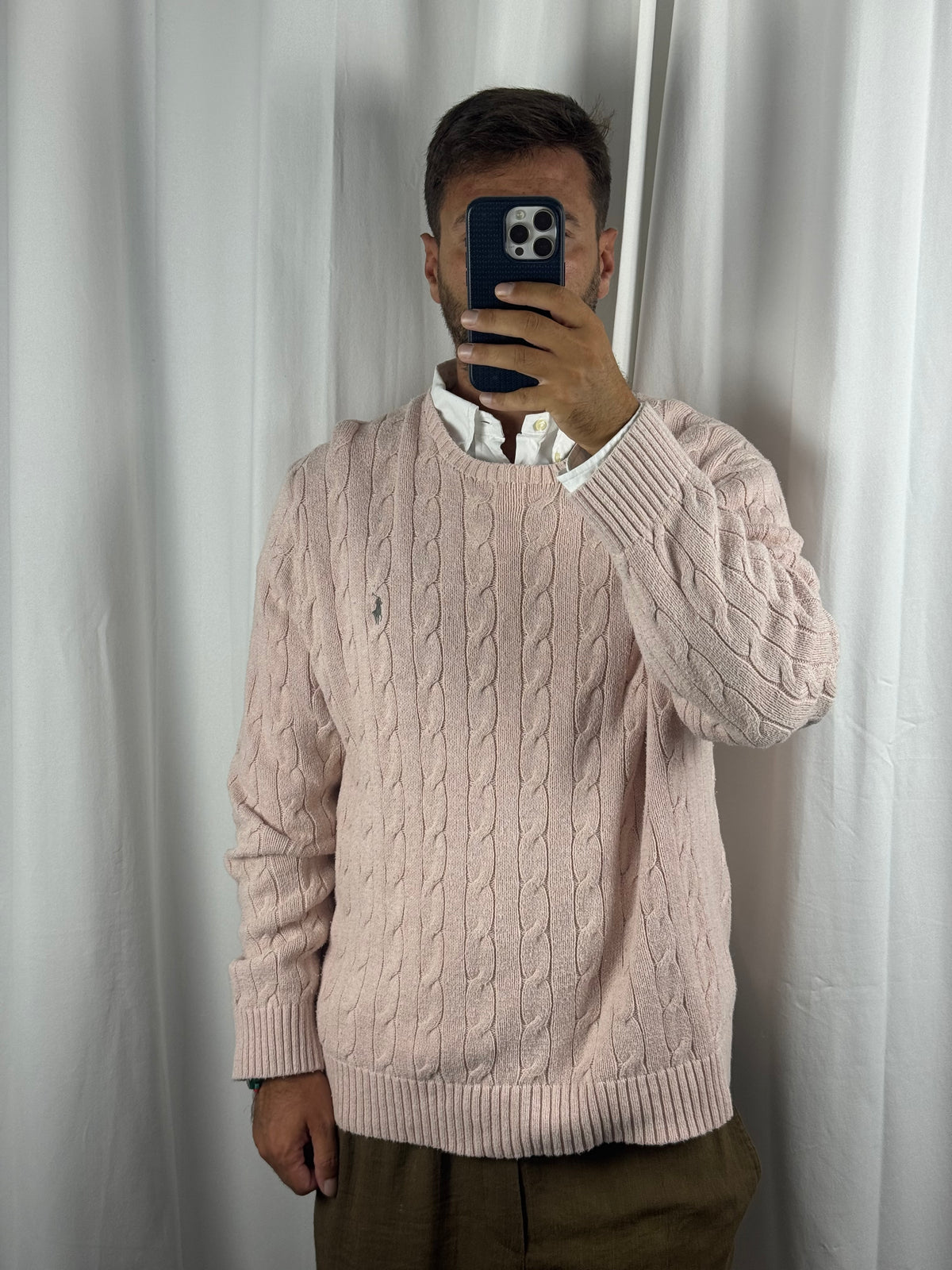 Maglione Cable Knit Vintage Ralph Lauren (XXL)
