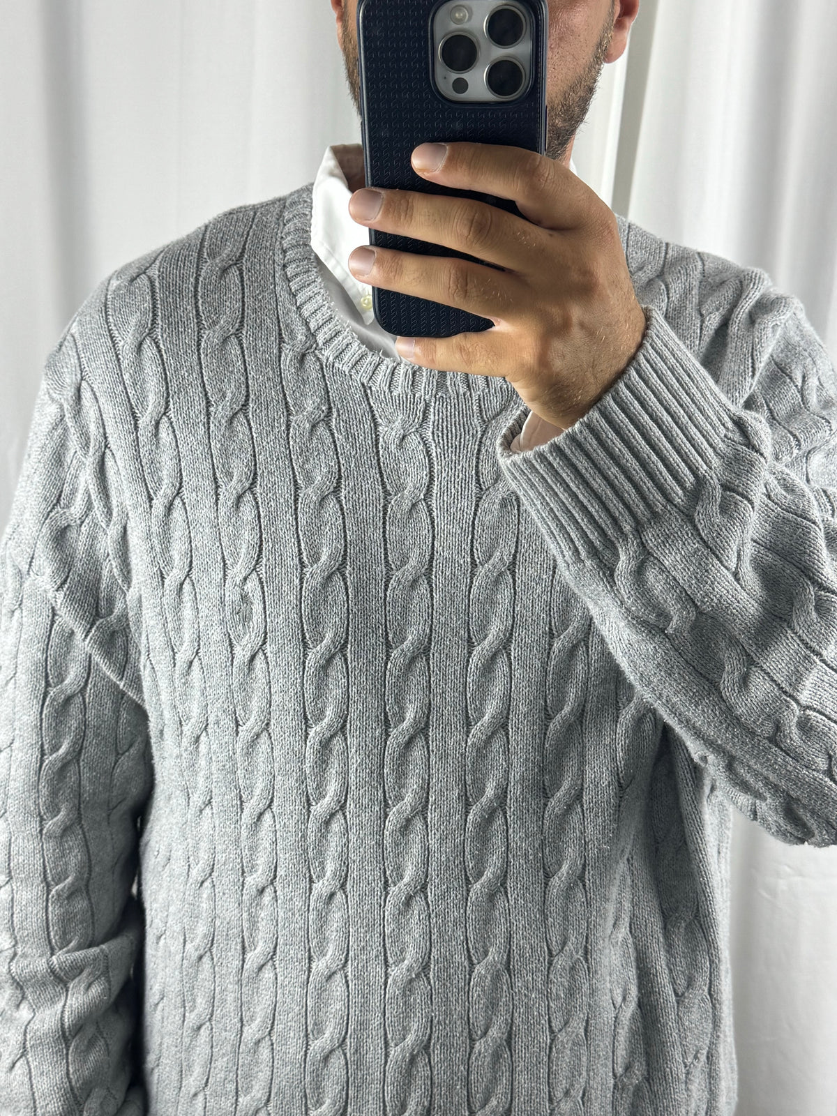 Ralph Lauren Vintage Cable Knit Sweater (XXL)