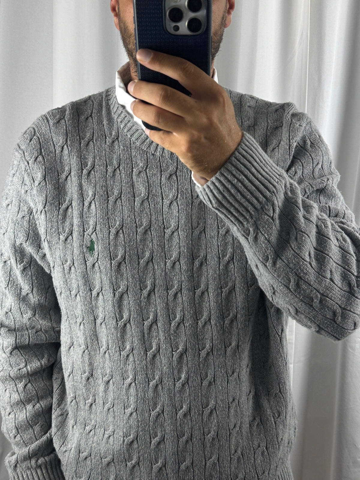 Maglione Cable Knit Vintage Ralph Lauren (XL)