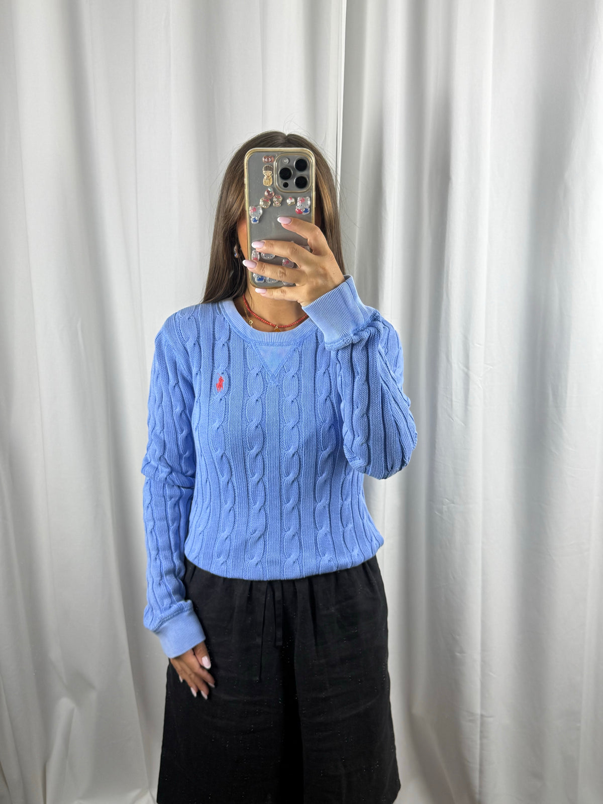 Maglione Cable Knit Vintage Ralph Lauren (S Donna)