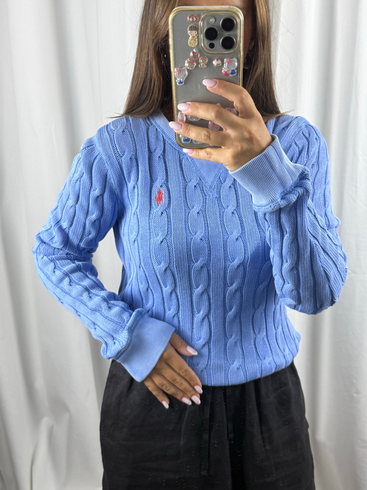 Maglione Cable Knit Vintage Ralph Lauren (S Donna)