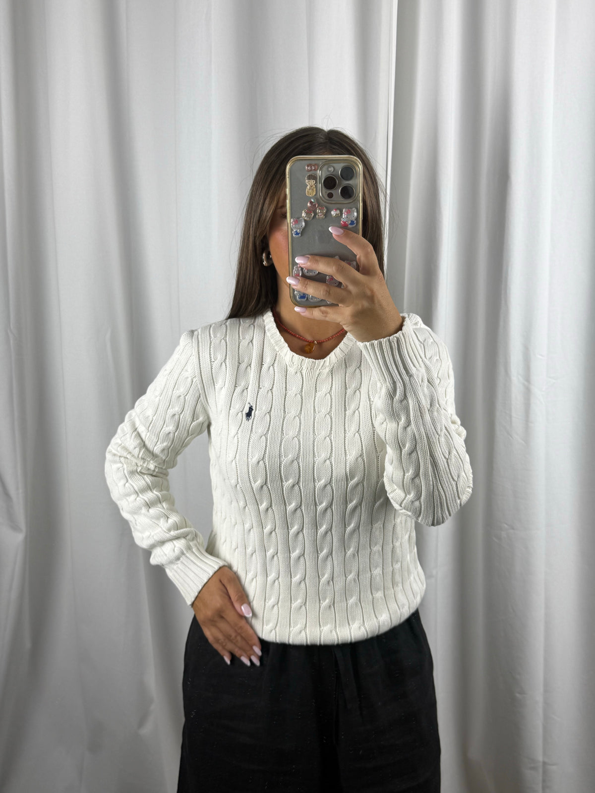 Maglione Cable Knit Vintage Ralph Lauren (M Donna)