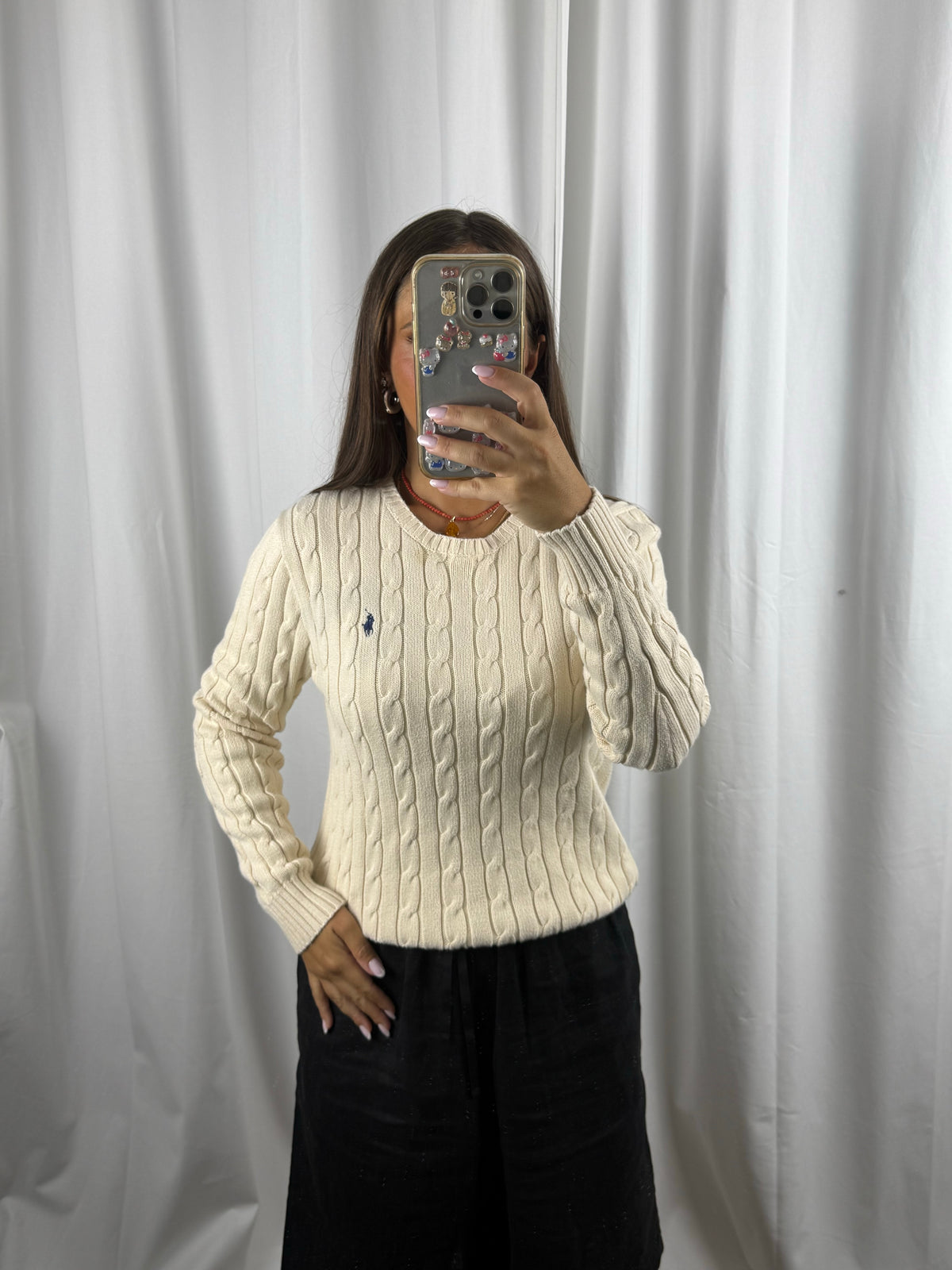 Maglione Cable Knit Vintage Ralph Lauren (M Donna)