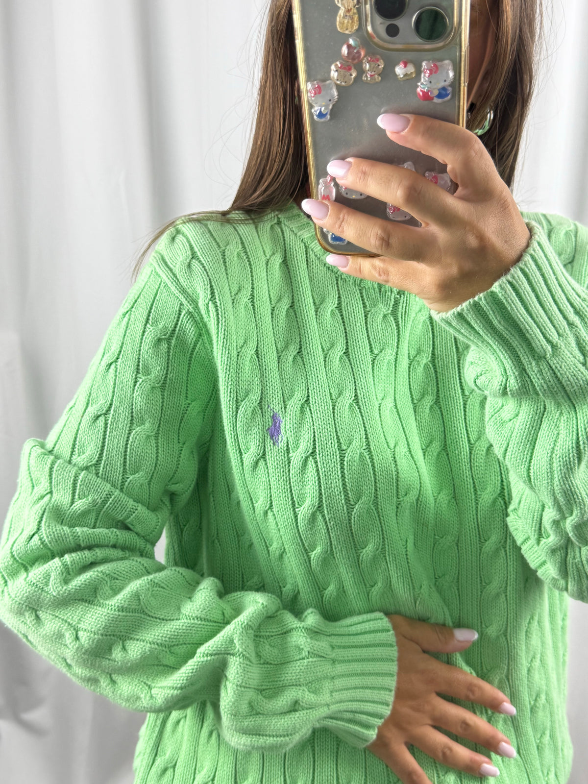 Ralph Lauren Vintage Cable Knit Sweater (Women's XL)