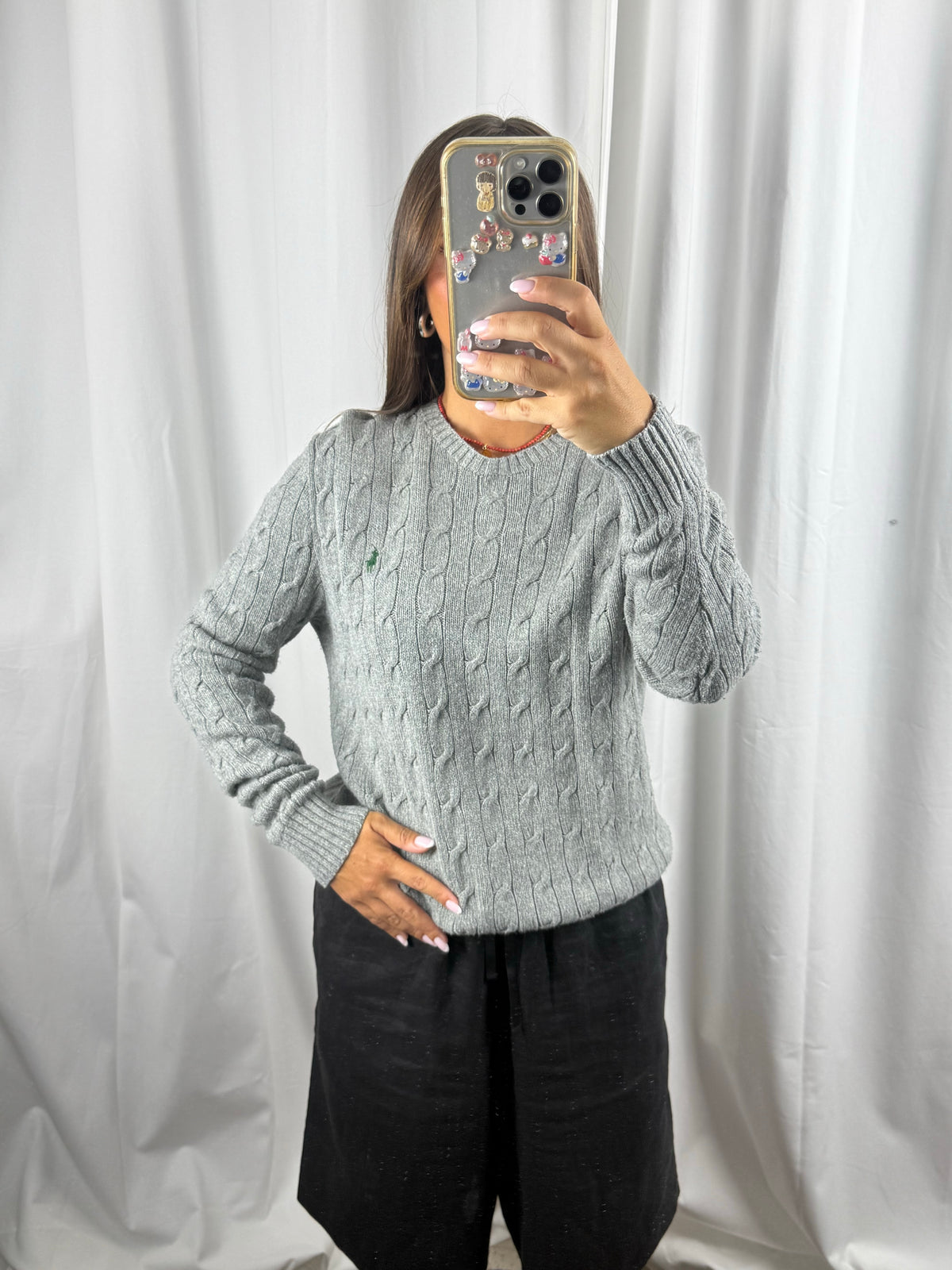 Maglione Cable Knit Vintage Ralph Lauren (XS)
