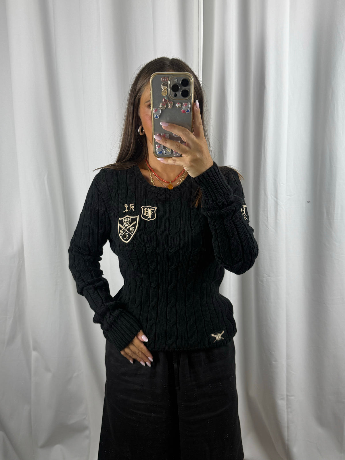 Ralph Lauren Vintage Cable Knit Sweater (Women's M)