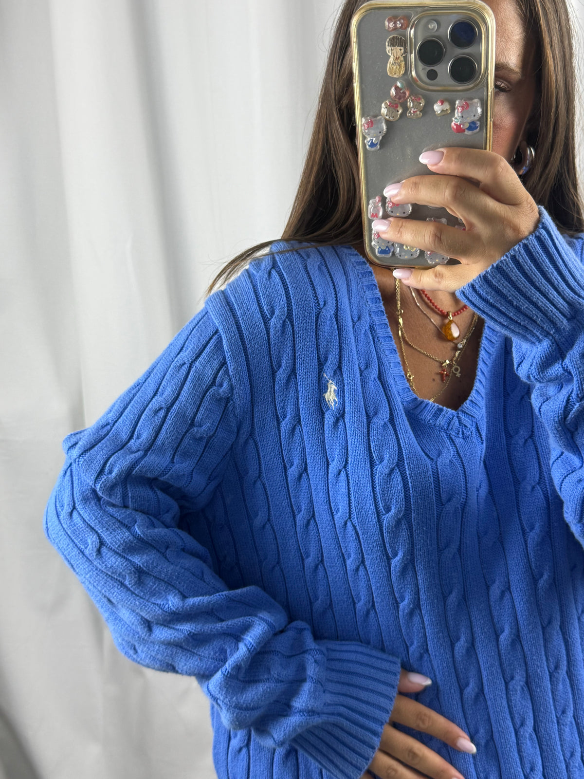 Ralph Lauren Vintage Cable Knit Sweater (Women's XL)