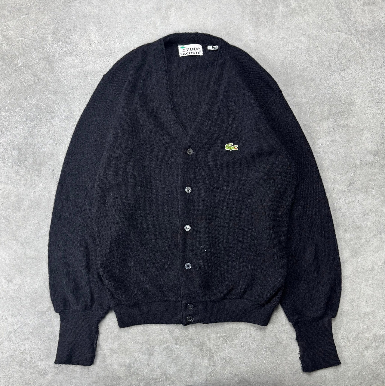 Cardigan Vintage Lacoste (M) - Barrique Vintage Shop