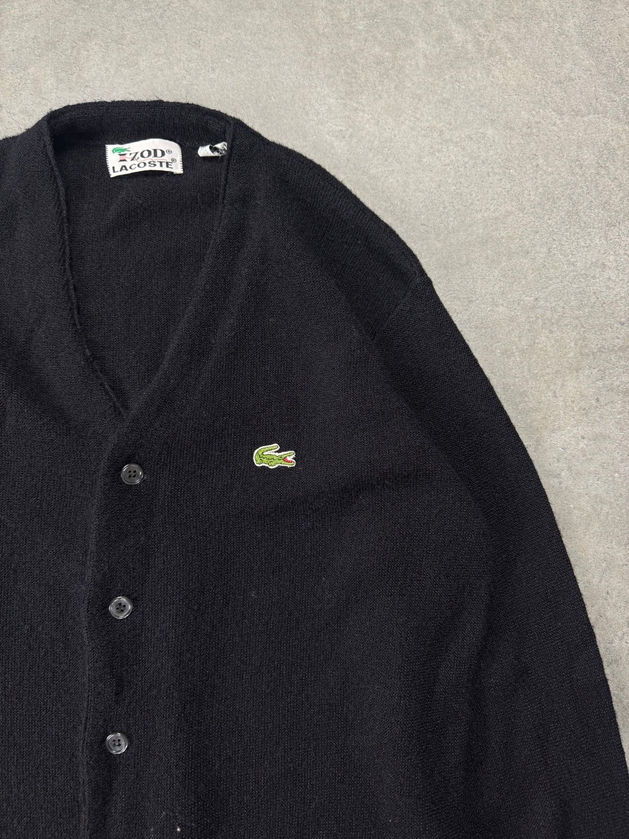 Cardigan Vintage Lacoste (M) - Barrique Vintage Shop