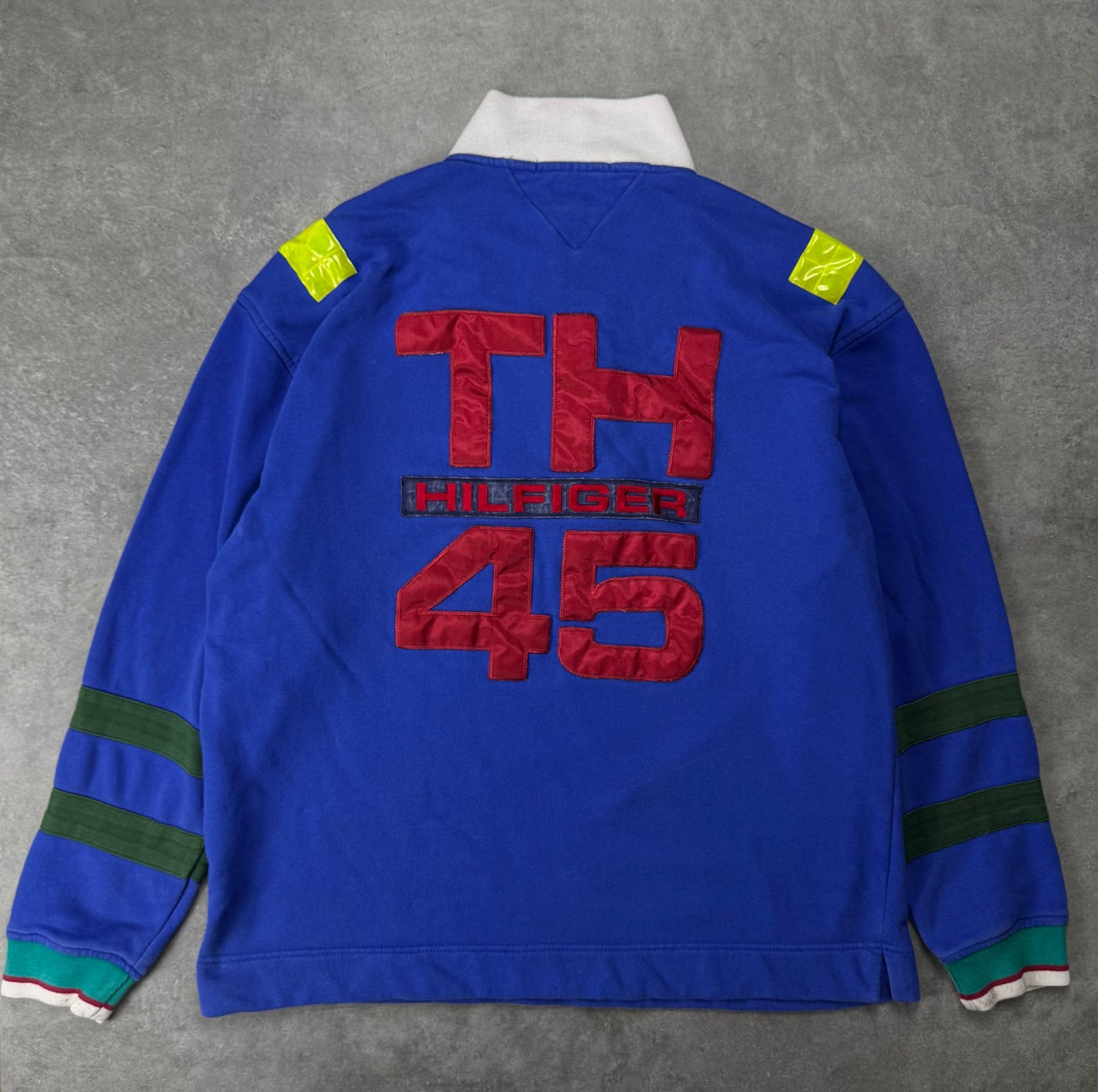 Felpa Vintage Tommy Hilfiger Sailing Gear 90's (XL) RARA - Barrique Vintage Shop