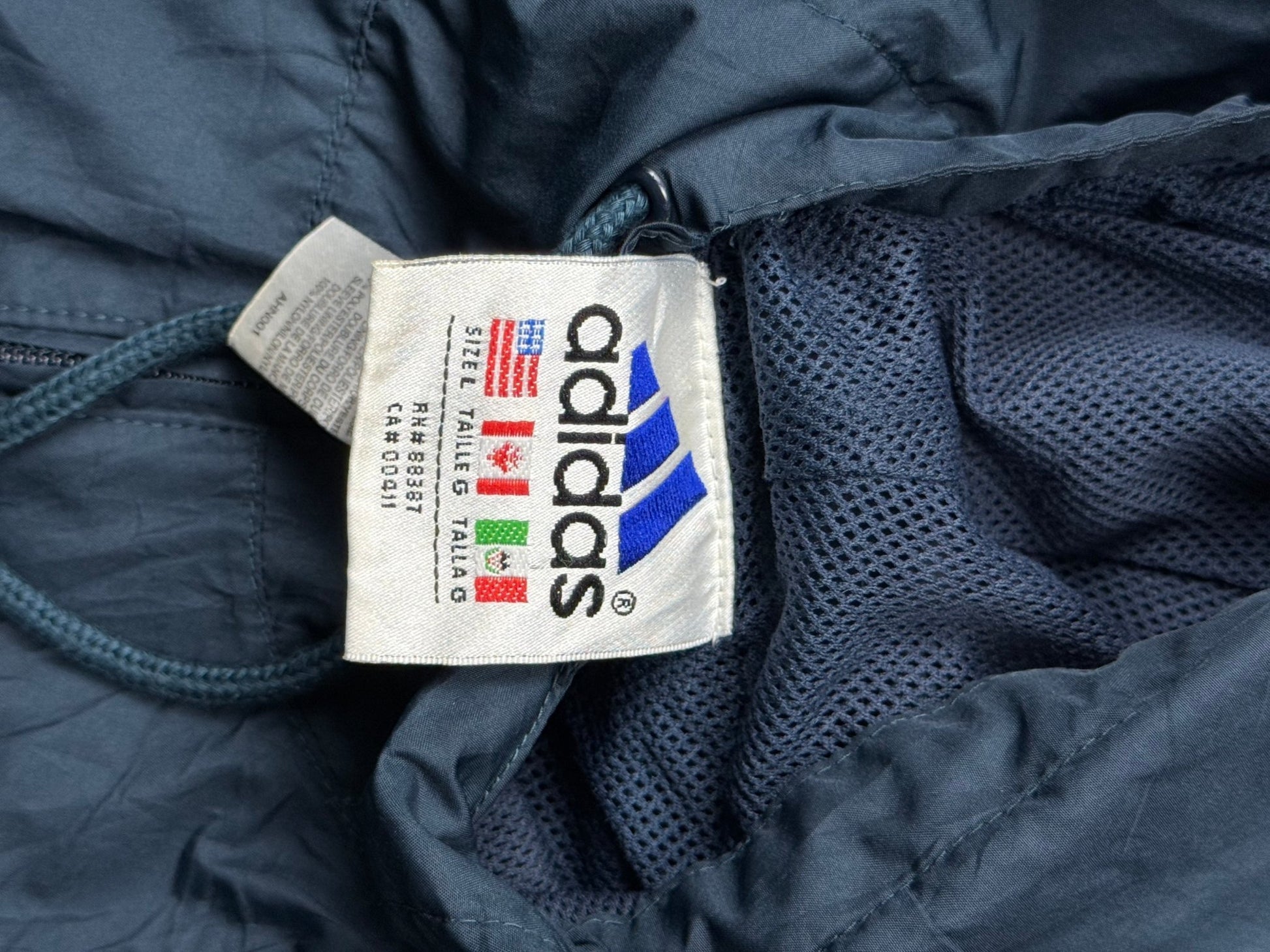 Giacca a Vento Adidas Vintage anni 2000 (L) - Barrique Vintage Shop