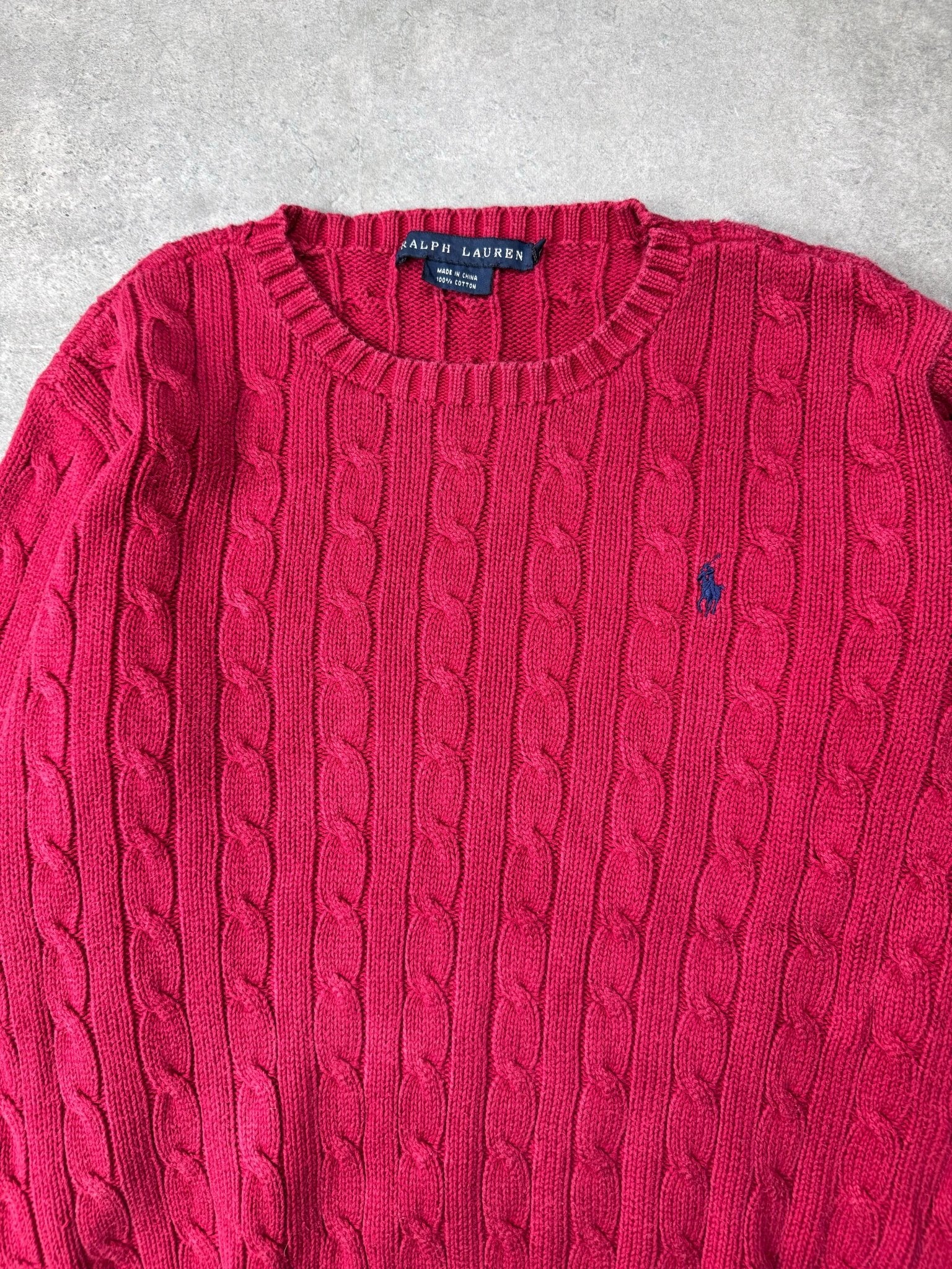 Maglione Cable Knit Vintage Ralph Lauren (L Donna) - Barrique Vintage Shop