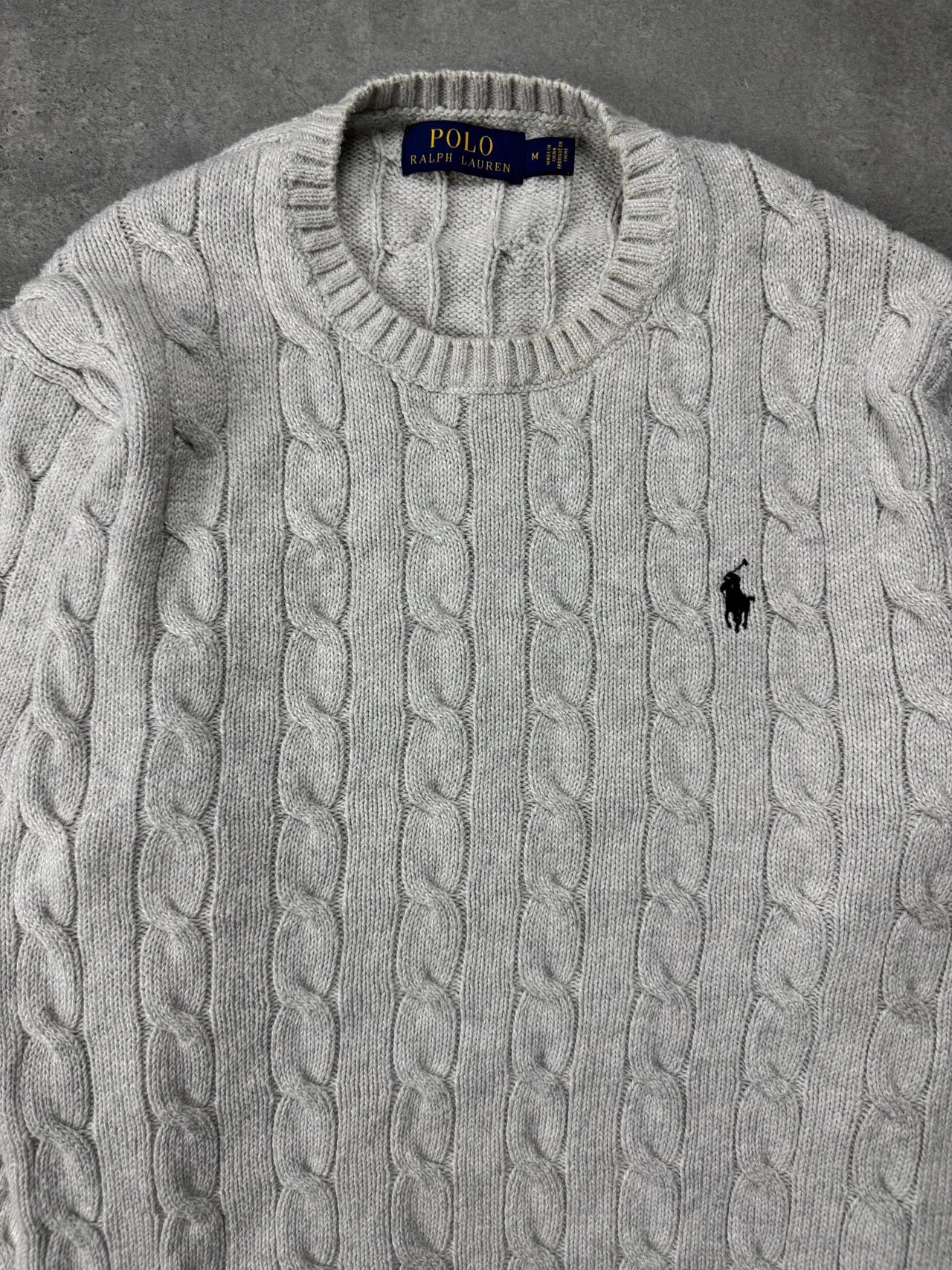 Maglione Cable Knit Vintage Ralph Lauren (M) - Barrique Vintage Shop