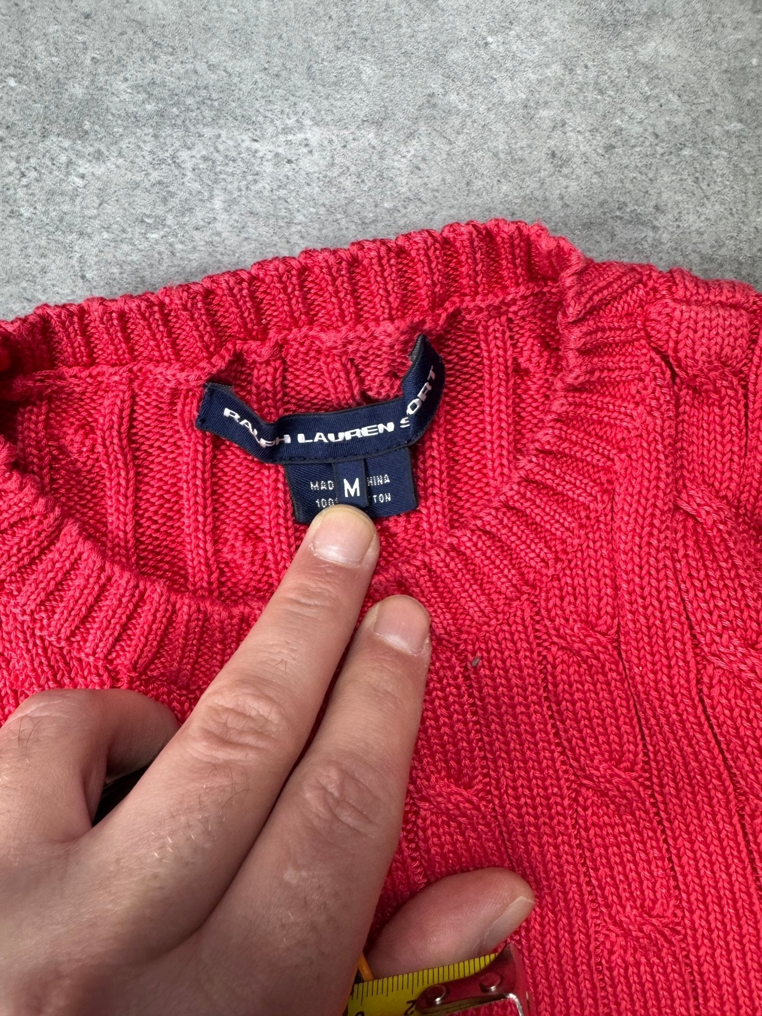 Maglione Cable Knit Vintage Ralph Lauren (M Donna) - Barrique Vintage Shop