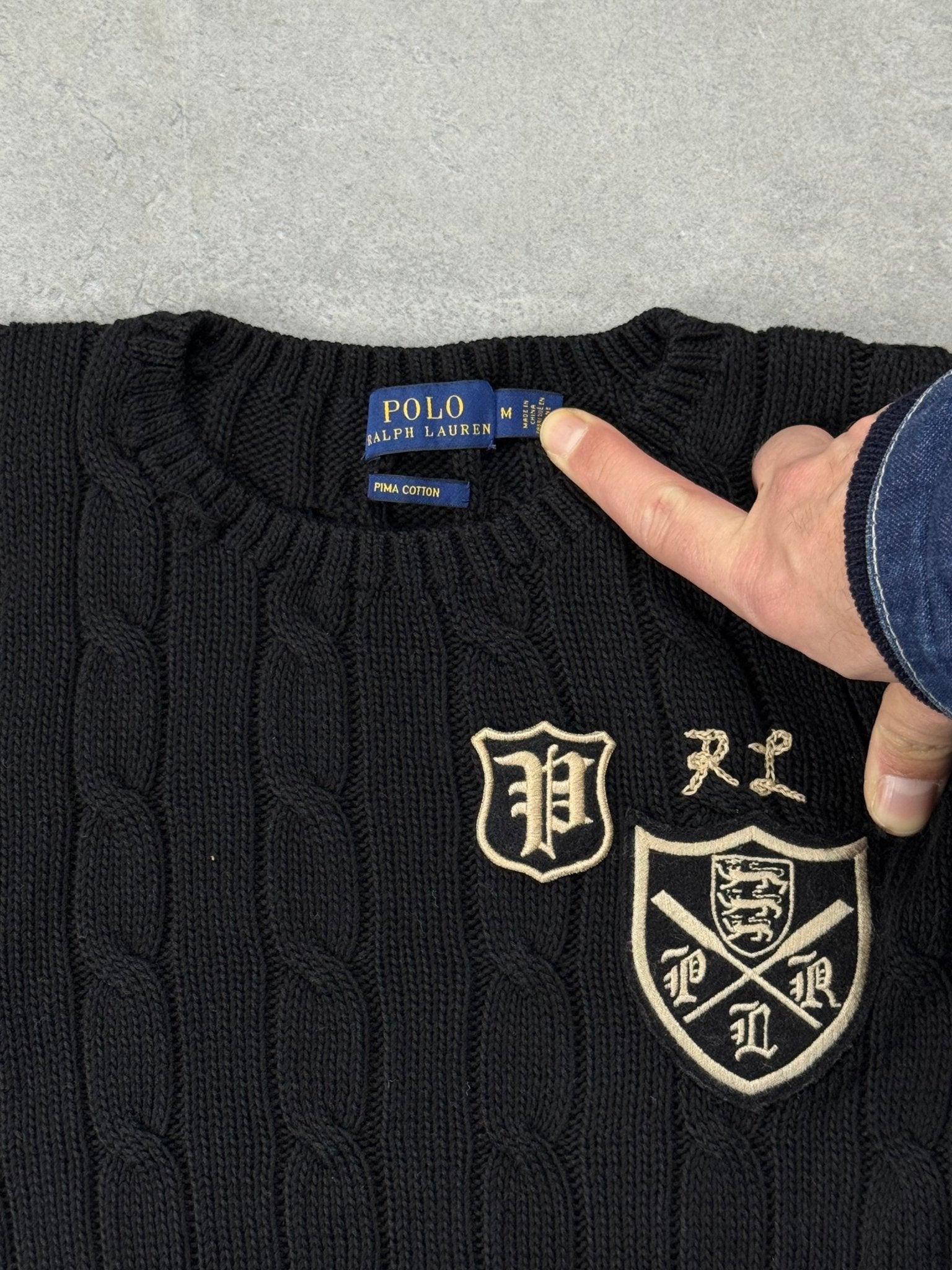 Maglione Cable Knit Vintage Ralph Lauren (M Donna) - Barrique Vintage Shop