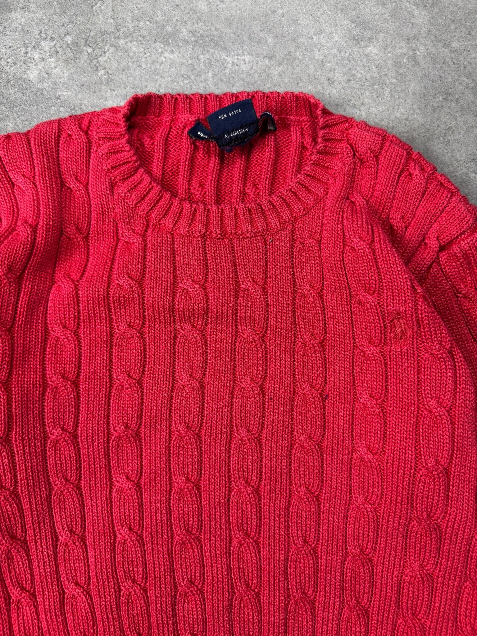 Maglione Cable Knit Vintage Ralph Lauren (M Donna) - Barrique Vintage Shop