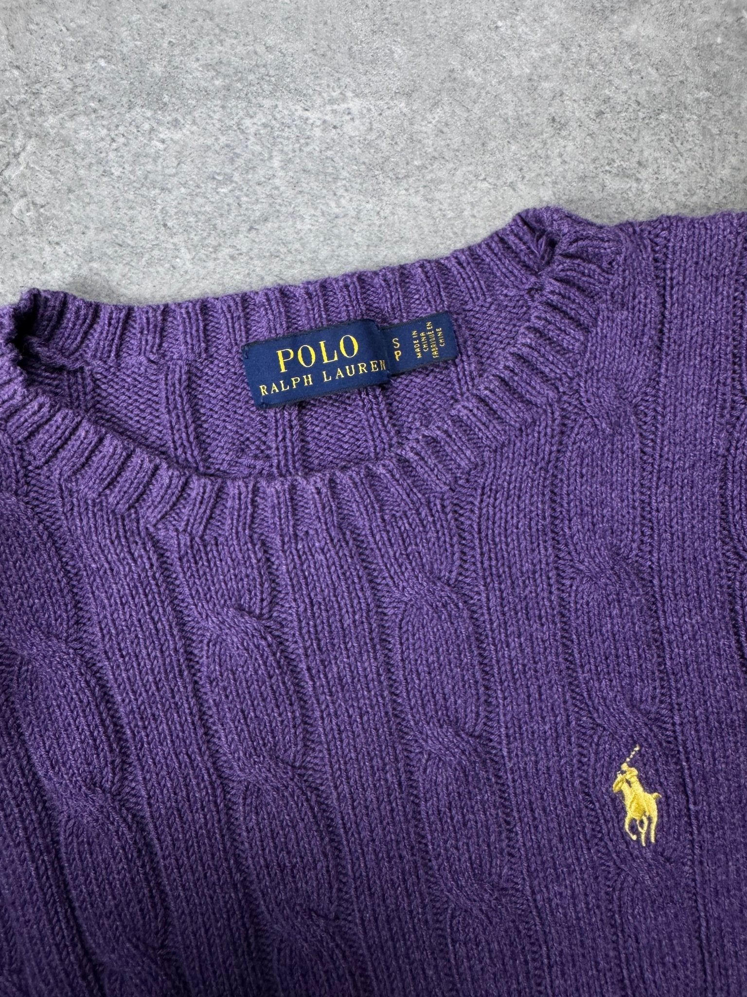 Maglione Cable Knit Vintage Ralph Lauren (S Donna) - Barrique Vintage Shop