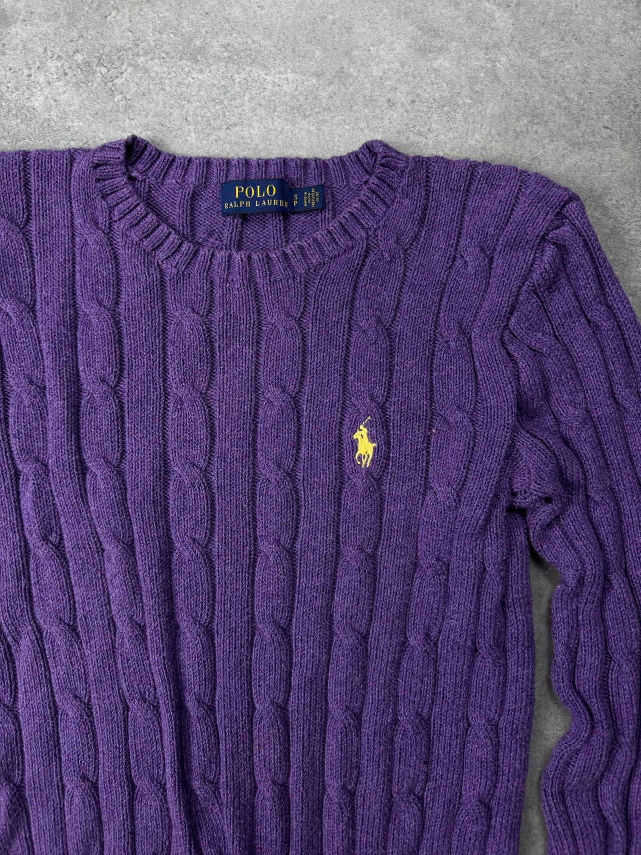 Maglione Cable Knit Vintage Ralph Lauren (S Donna) - Barrique Vintage Shop