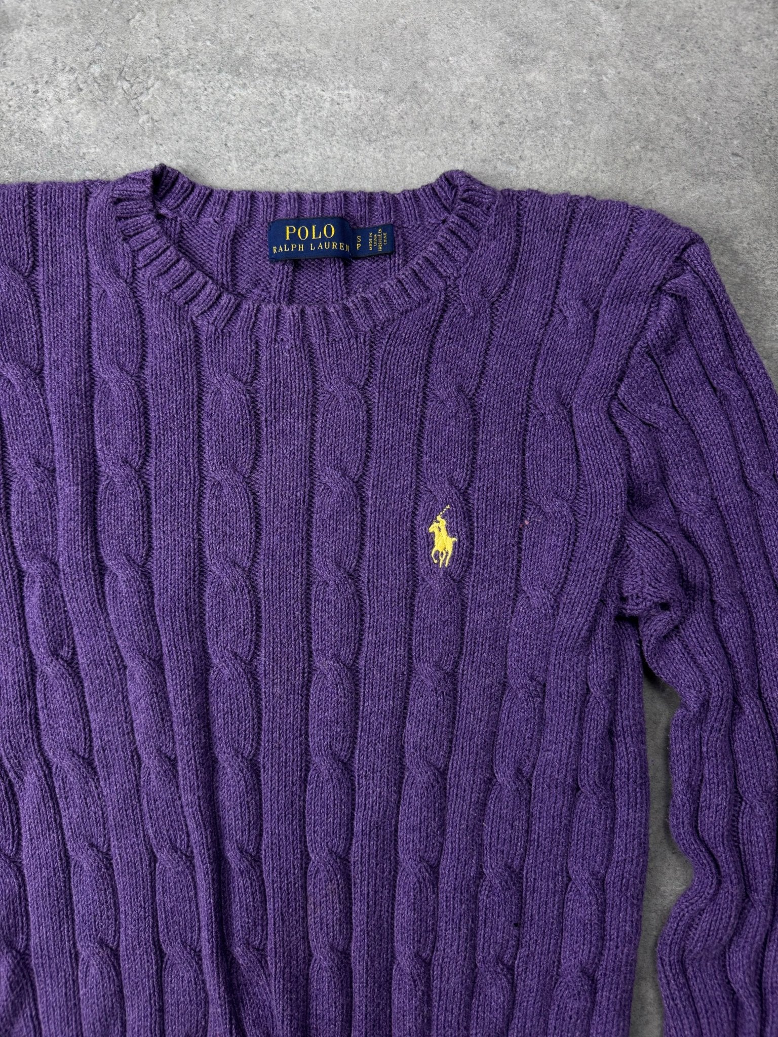Maglione Cable Knit Vintage Ralph Lauren (S Donna) - Barrique Vintage Shop