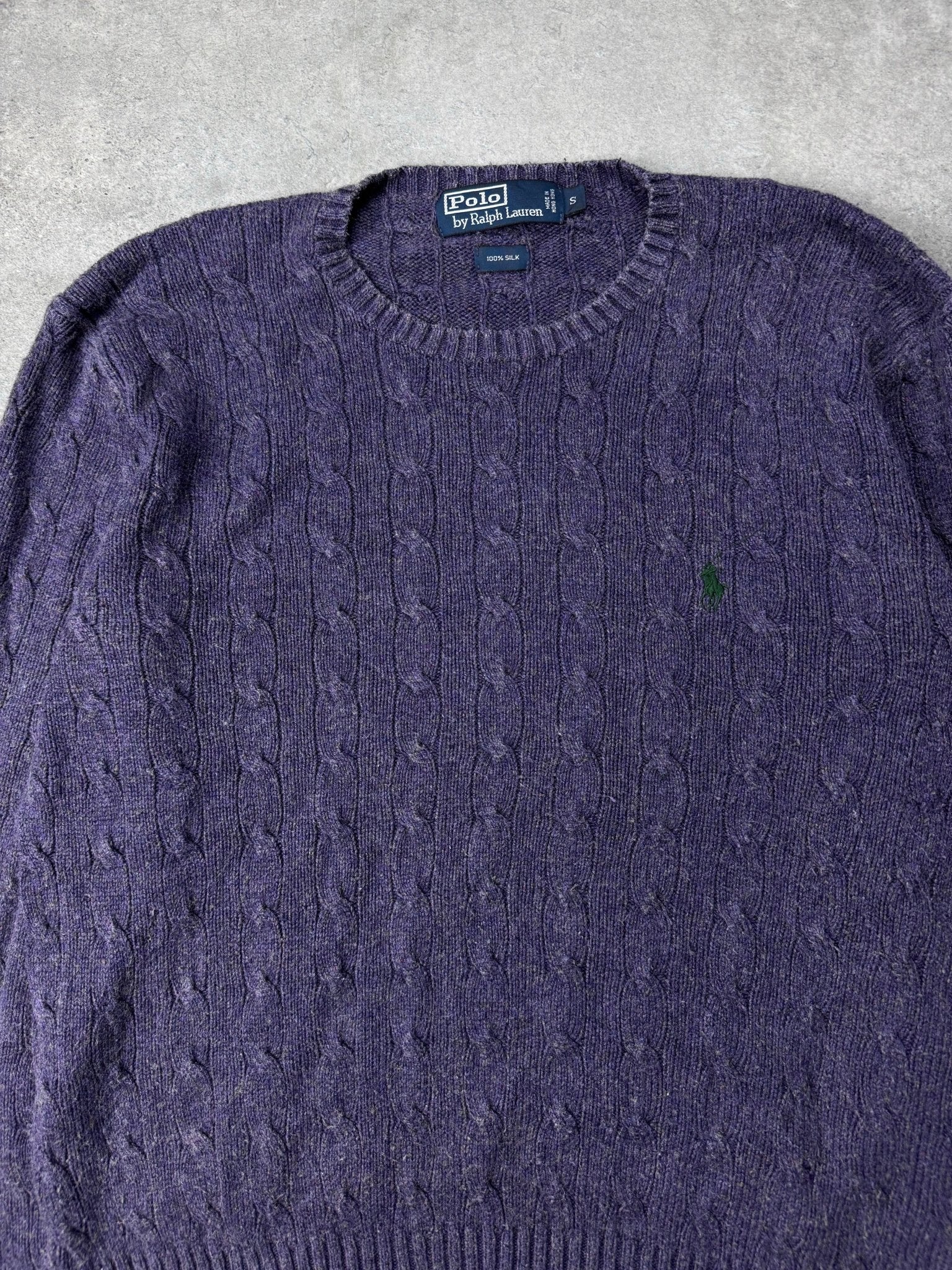 Maglione Cable Knit Vintage Ralph Lauren (S) SETA - Barrique Vintage Shop