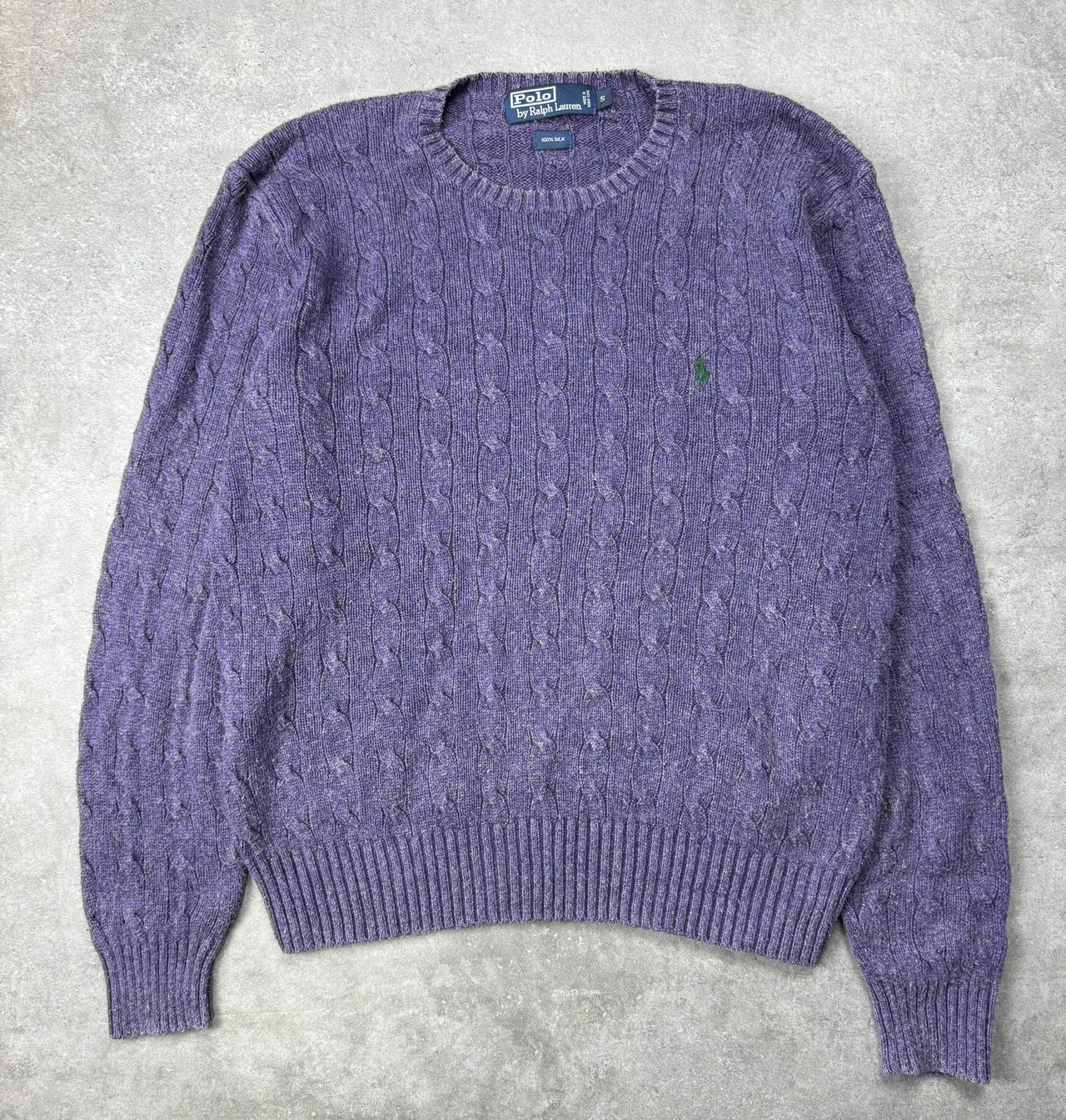Maglione Cable Knit Vintage Ralph Lauren (S) SETA - Barrique Vintage Shop
