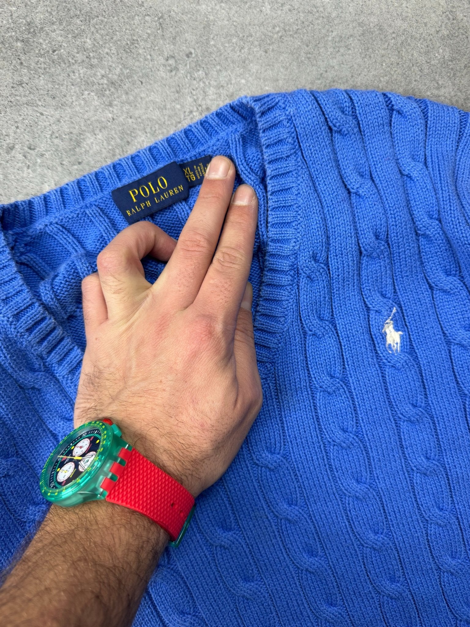 Maglione Cable Knit Vintage Ralph Lauren (XL Donna) - Barrique Vintage Shop