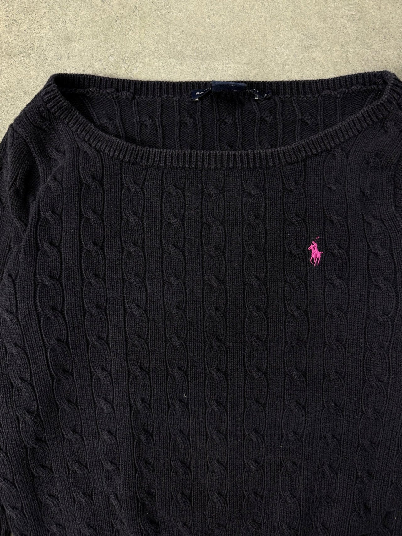 Maglione Cable Knit Vintage Ralph Lauren (XL Donna) - Barrique Vintage Shop