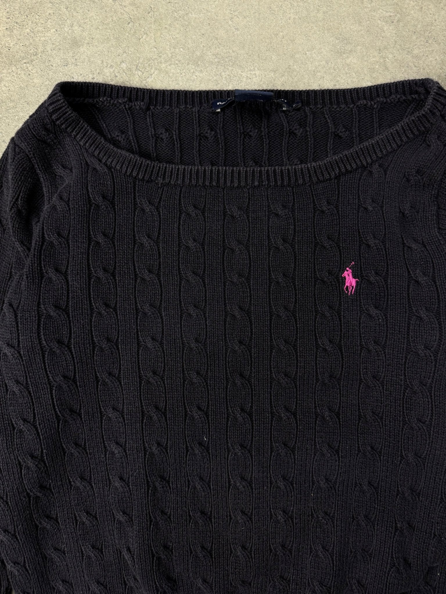 Maglione Cable Knit Vintage Ralph Lauren (XL Donna) - Barrique Vintage Shop