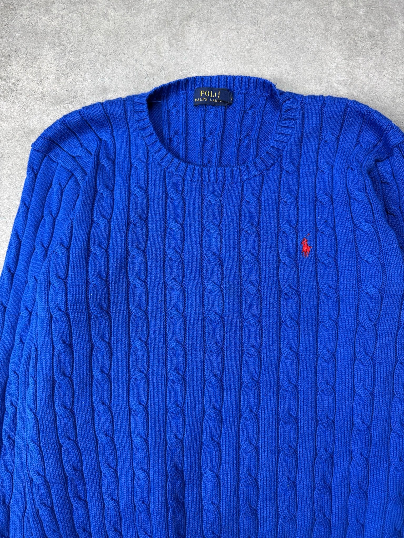 Maglione Cable Knit Vintage Ralph Lauren (XL Donna) - Barrique Vintage Shop