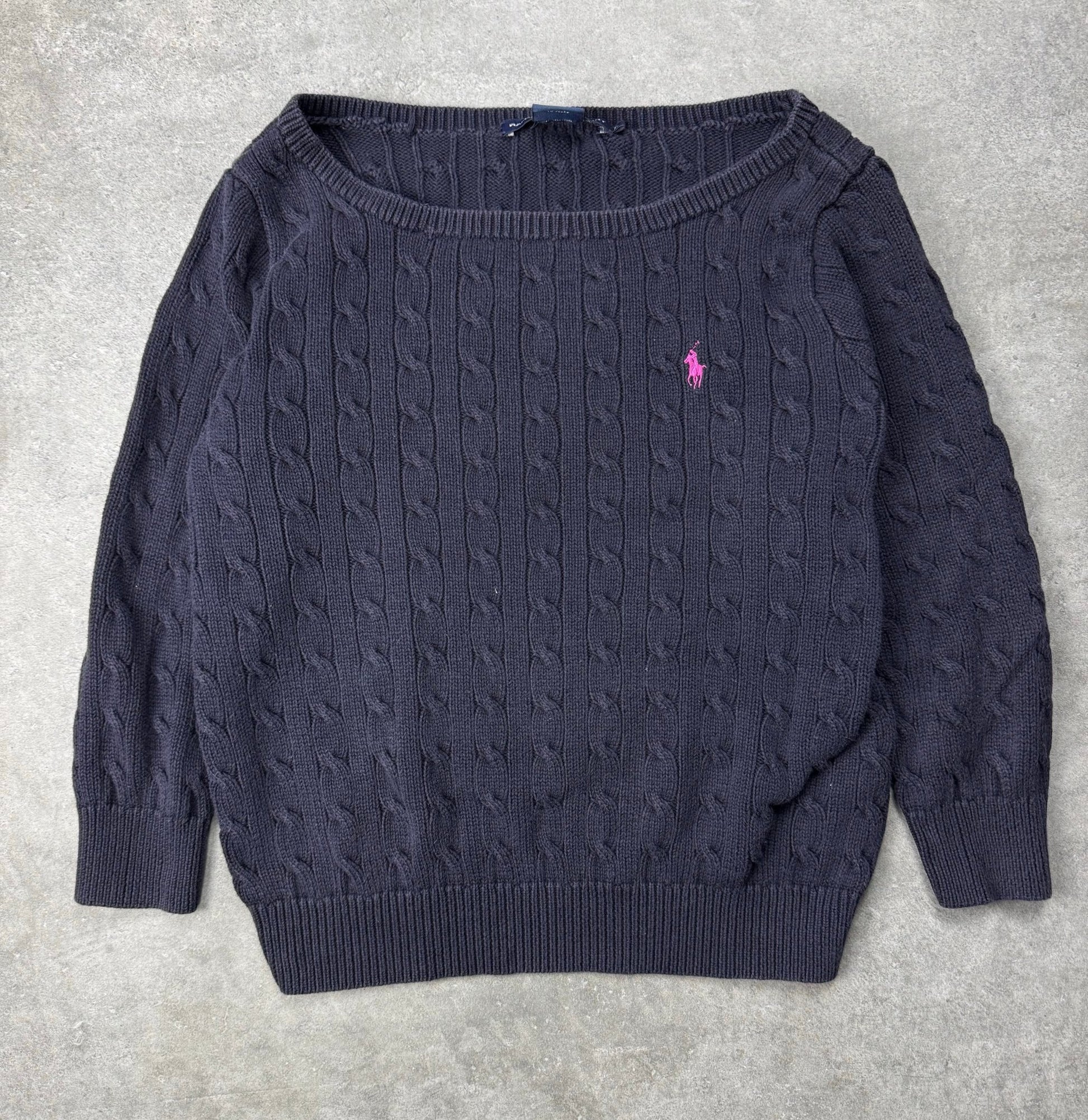 Maglione Cable Knit Vintage Ralph Lauren (XL Donna) - Barrique Vintage Shop