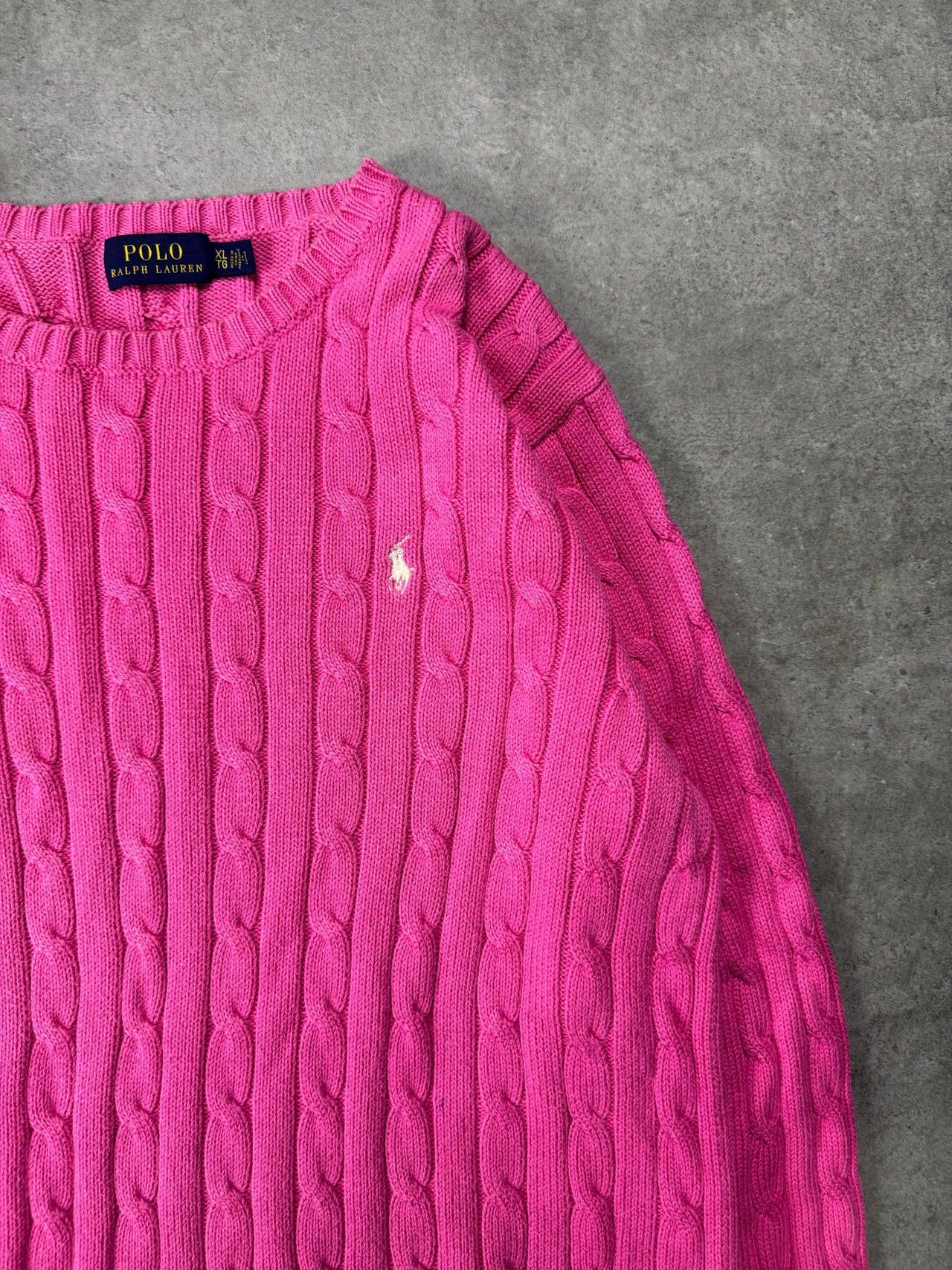 Maglione Cable Knit Vintage Ralph Lauren (XL Donna) - Barrique Vintage Shop